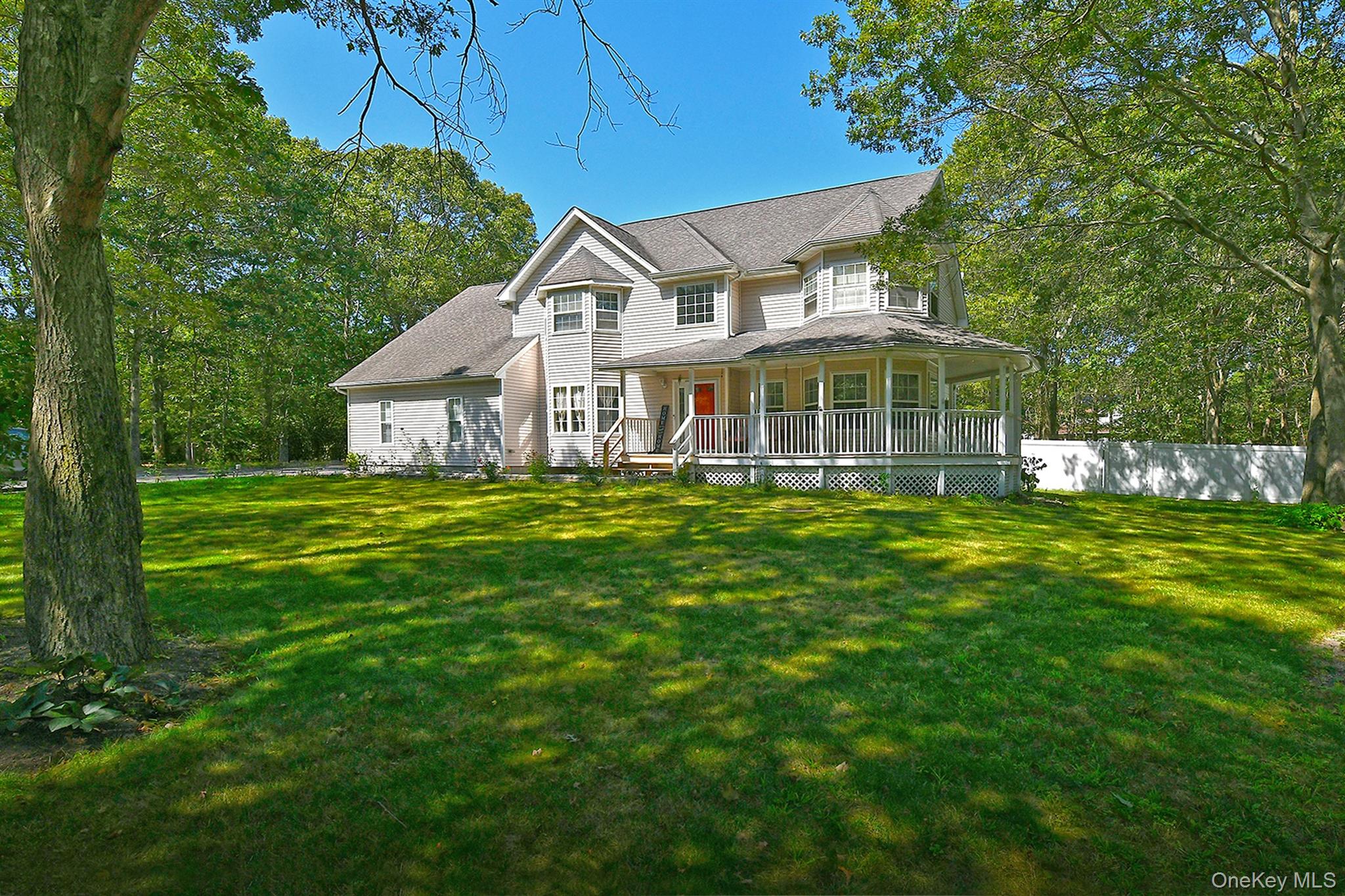 Fall in love with this beautifully renovated 4-bedroom, 2.5-bath Victorian home on a quiet cul de sac. A welcoming wraparound porch leads into a two-story foyer that sets the tone for the spacious layout inside. The main level features a formal living room and dining room, perfect for entertaining, along with a beautifully updated gourmet eat-in kitchen complete with a center island, and an open flow into the family room with vaulted ceilings and a fireplace. Sliding doors open to deck and serene, park-like backyard. Upstairs, the spacious primary suite includes a large bath with soaking tub, shower, and double vanity. Enjoy even more potential living space with a full basement with 10ft ceilings and outside entrance. Additional highlights include a two-car garage, separate laundry room for convenience and modern upgrades in every room. Donâ€™t miss your chance to own this gem-your dream home awaits!