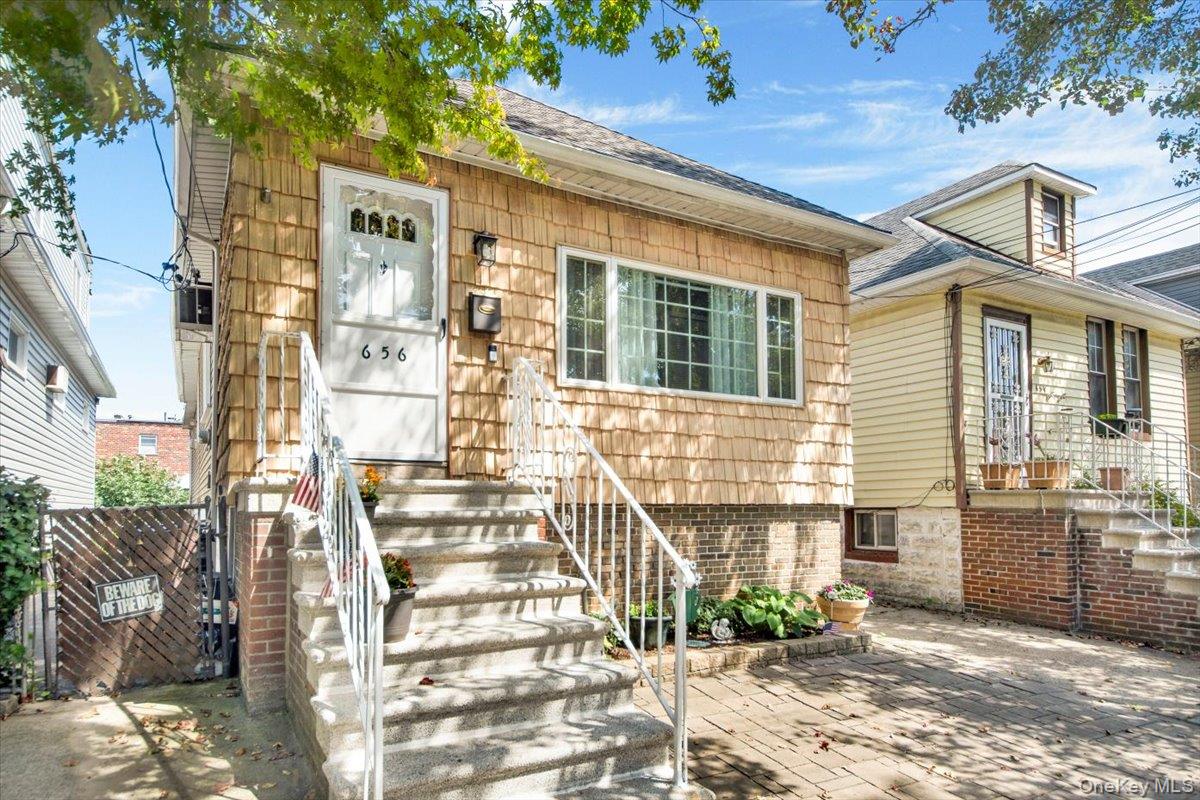 Charming Move-In Ready Single-Family Home in Throgs Neck!Discover your dream home on this serene tree lined street in the heart of Throgs Neck, where low turnover reflects the neighborhood&rsquo;s enduring appeal. This meticulously maintained residence offers a perfect blend of comfort, style, and versatility. Step into a bright spacious sunroom flooded with natural light. The livingroom with vaulted ceiling creates an open and airy ambiance, flowing seamlessly into a generous dining room, perfect for gatherings. Adjacent to the dining area is the kitchen and convenient laundry room. First floor bedroom, unique loft style second bedroom. A spacious one bedroom in-law suite offers privacy for extended family. A relaxing and private backyard completes this home!