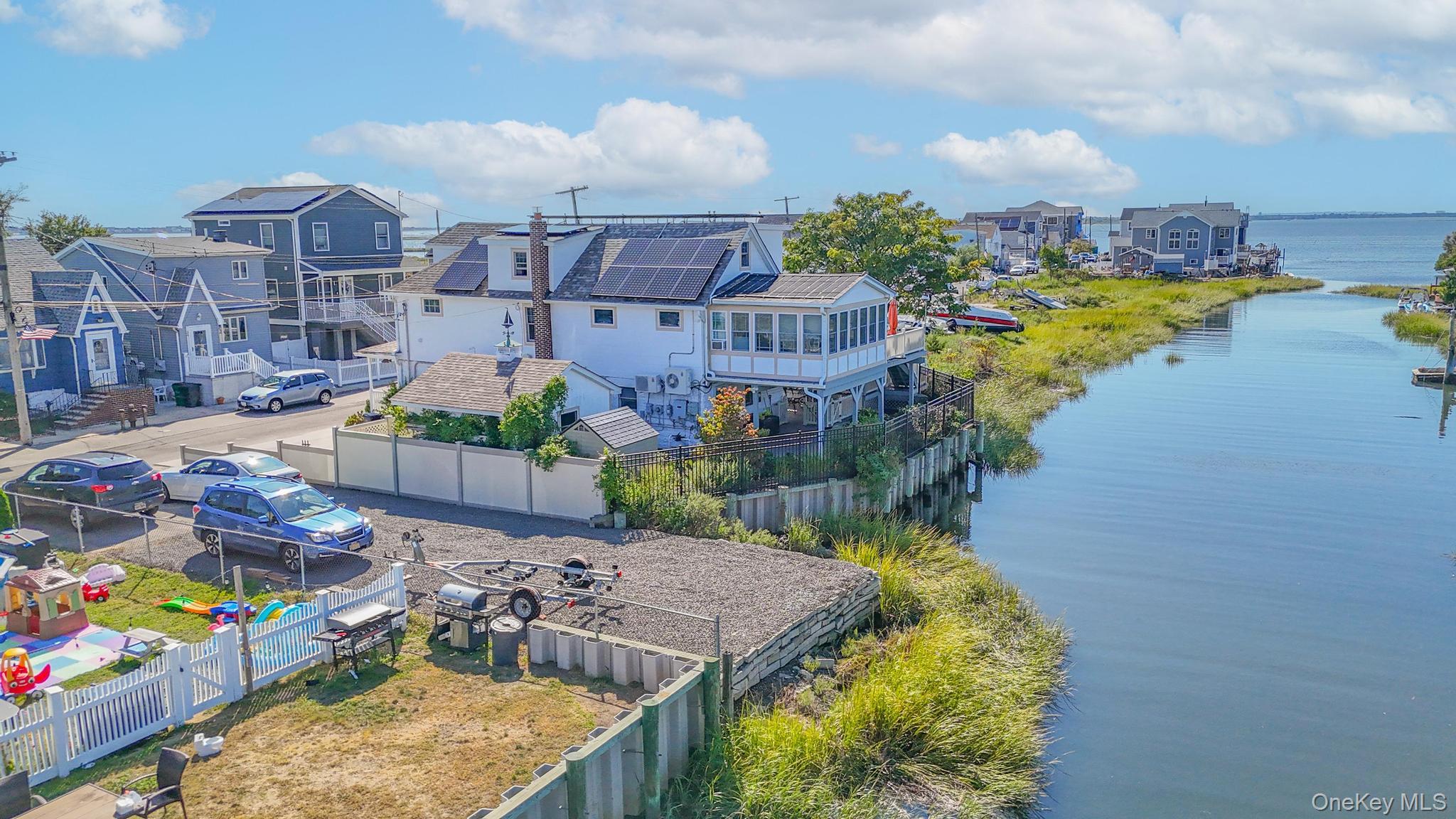 An income producing lot for winterized boat storage and or additional parking. Located on West 18th Rd in Broad Channel, directly on the canal. Winterized boats can be stored or parking. The lot has a natural bulkhead with half graveled and half paved for additional parking for owner of 20 West 18th Rd, which is also for sale MLS# 907837
