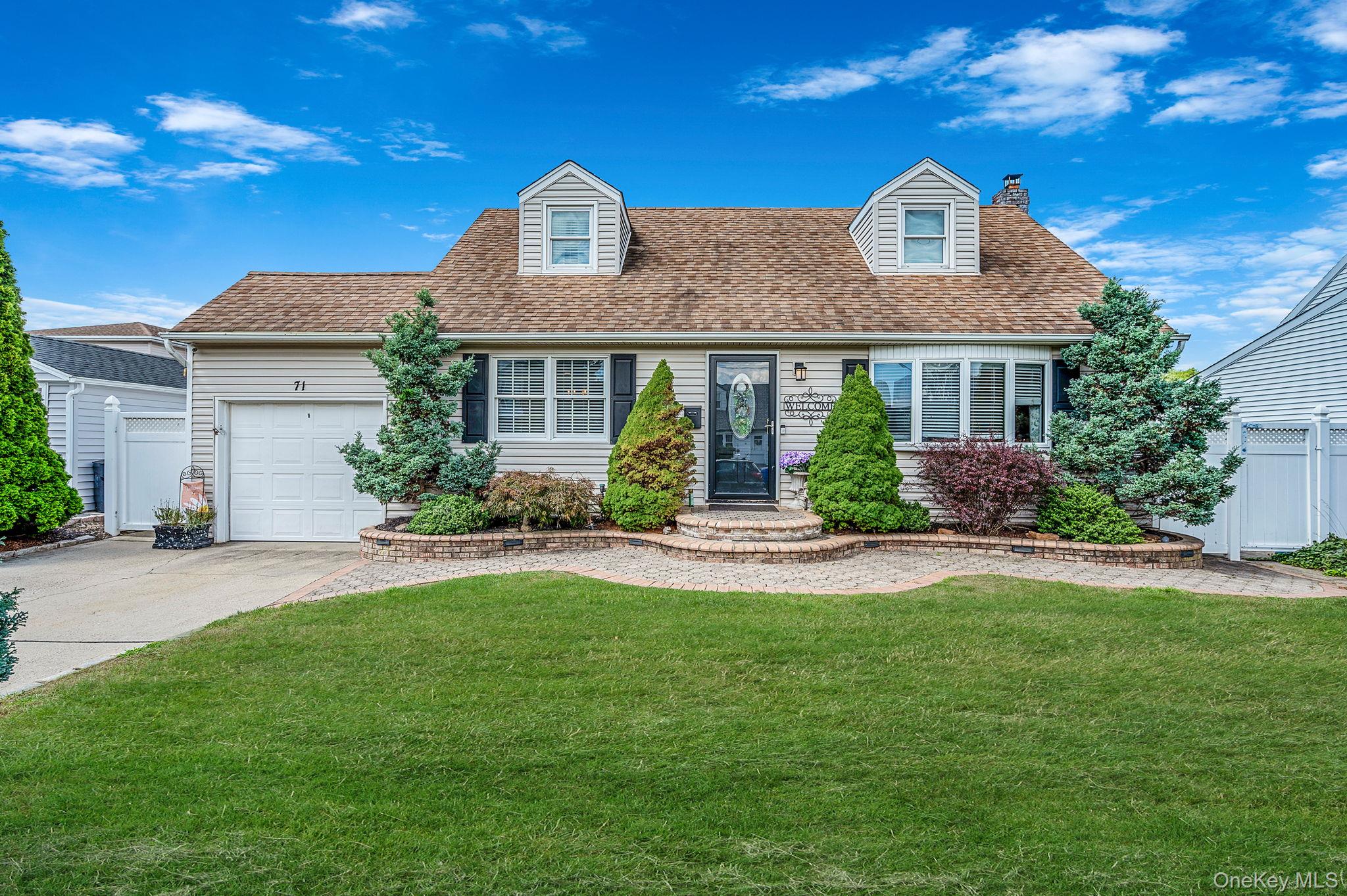 Welcome To This Beautifully Maintained 3 Bedroom, 3 Bath Expanded Cape Offering The Perfect Blend of Comfort and Functionality. This Home Boasts a Spacious Layout, Expanded Family Room is Perfect for Gatherings, While The Primary Bedroom Includes a Generous Walk-In Closet (with the option to convert it back to the 4th bedroom). The Kitchen Showcases Stainless Steel Appliances, Tile Floors Throughout The Main Living Areas, and Elegant French Doors That Lead To The Backyard Retreat. Step Outside To A Private Paradise Featuring a Semi In-Ground Pool, Pergola, PVC Fencing, Pavers Throughout, And Beautifully Landscaped Grounds.Other Amenities Include, Central Air Conditioning, A Wood Burning Fireplace In The Family Room, Plus A Full Finished Basement With Outside Entrance.This Home Truly Has It Allâ€”Space, Style, And An Entertainerâ€™s Dream Backyard. Do Not Miss.