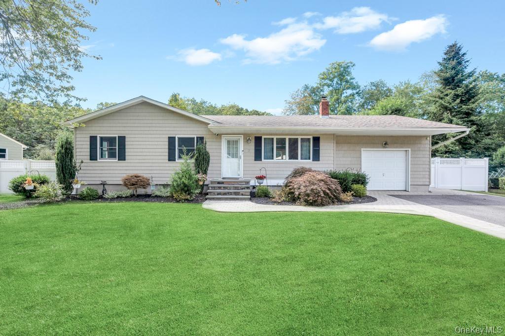 Welcome To 3 Cedar Street In Patchogue! This Move-In-Ready Ranch Style Home, Located On A Dead End Street, Offers Three Spacious Bedrooms, Two Full Baths, Formal Living Room, Den/ Family Room, and Dining Area. Enjoy Many Upgrades Such As Hardwood Floors, A Newer Updated Kitchen With Quartz Counter Tops, Shaker Cabinets, And Stainless Steel Appliances. The Property Includes Newer Roof, Central Air, Semi-Inground Pool, A Rear Paver Patio, Great Curb Appeal With Professional Landscaping, With A Fully Fenced Yard On Flat Land. Additional Highlights Include Solar Panels And A Full Unfinished Basement With Utilities And Laundry. Conveniently Located Near Major Highways (Sunrise Hwy & LIE), Patchogue Village, Public Transportation, LIRR, Schools, Restaurants, Shopping, And Long Island Beaches And Ferrys. Donâ€™t Let This One Slip By. It Won&rsquo;t last Long.