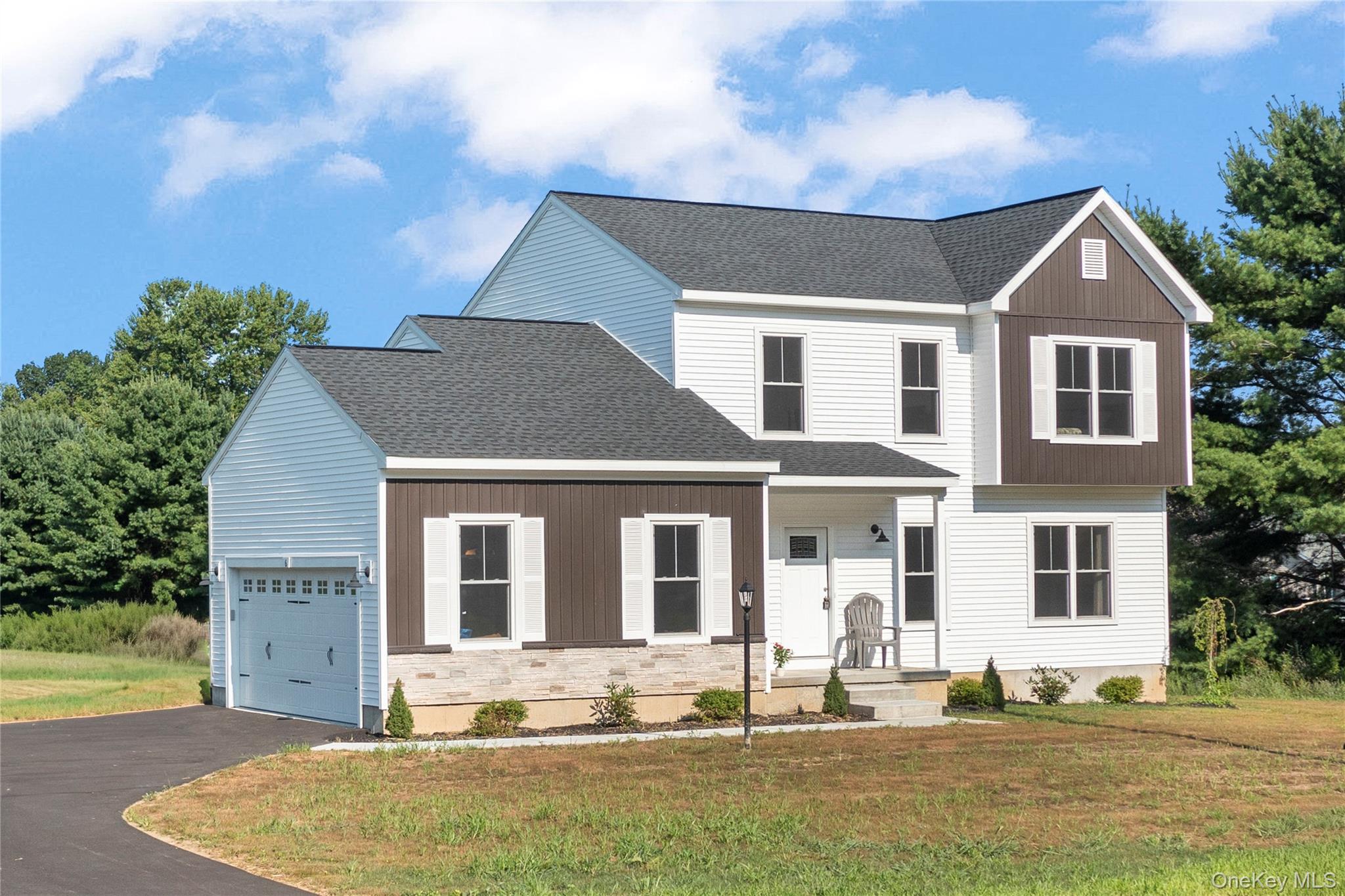 Brand New Contemporary Home in the Heart of Kinderhook/Valatie Move right into this stunning 2024-built Contemporary home, perfectly located in the vibrant and historic Kinderhook/Valatie areaâ€”one of the most sought-after communities in the Hudson Valley. Whether you&rsquo;re a lover of fine food, the arts, music, or healthy living, this area offers something for everyone and is quickly becoming a true lifestyle destination. This 1944 Sq. ft beautifully designed confertable home offers everything you could want in a new build: affordable, low-maintenance, stress-free living with modern finishes and thoughtful details throughout. Step inside to a sun-drenched open-concept main floor, where the spacious kitchen with high end appliances and living area create an ideal setting for everyday living and entertaining. The space features a cozy gas fireplace, wood-style flooring, brand-new appliances, and a generous laundry room complete with a new washer and dryer. Upstairs, you&rsquo;ll find three well-sized bedrooms and two full bathrooms, including a primary suite with its own bath and a spacious walk-in closet perfect for fashion lovers. A convenient half bath is located on the main level. Enjoy central air conditioning, a two-car garage, a beautifully landscaped yard, and a full-size basement offering ample storage space. As you approach the home, a newly paved driveway welcomes you, along with lush landscaping and a private patio entrance. With quality neighboring homes and a sense of community all around, this home is ready to be the backdrop for your next chapter.Directions: from Valatie Village turn onto NY-203 S onto Rod and Gun Club Rd, #6 First right