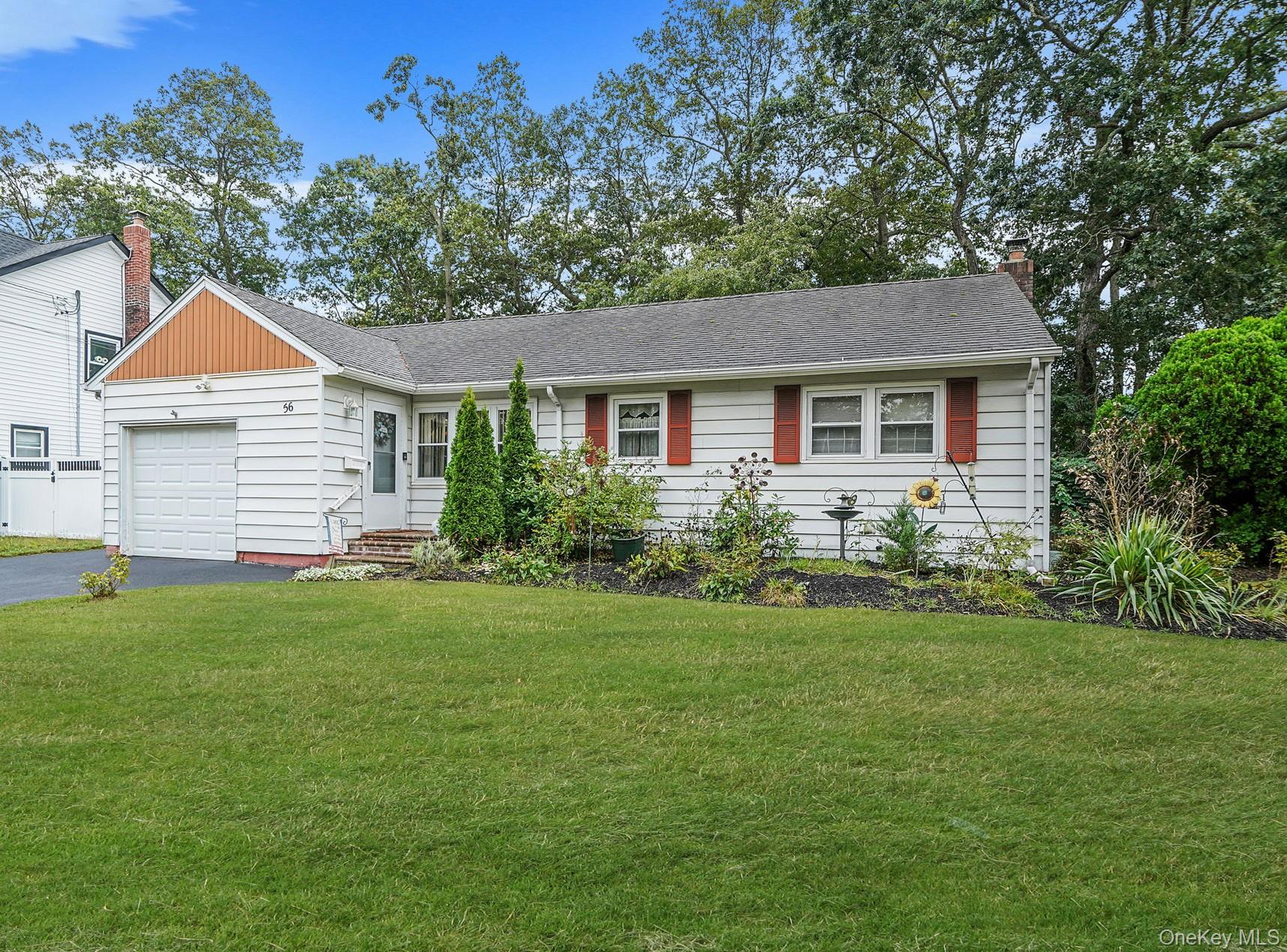This Lovely Ranch Home features 3 bedrooms, 2 baths, CAC, 1 car attached garage, Full Basement with 2 large rooms and outside entrance. Hardwood floorsThis home is conveniently located close to Parks, school, highway and beaches.