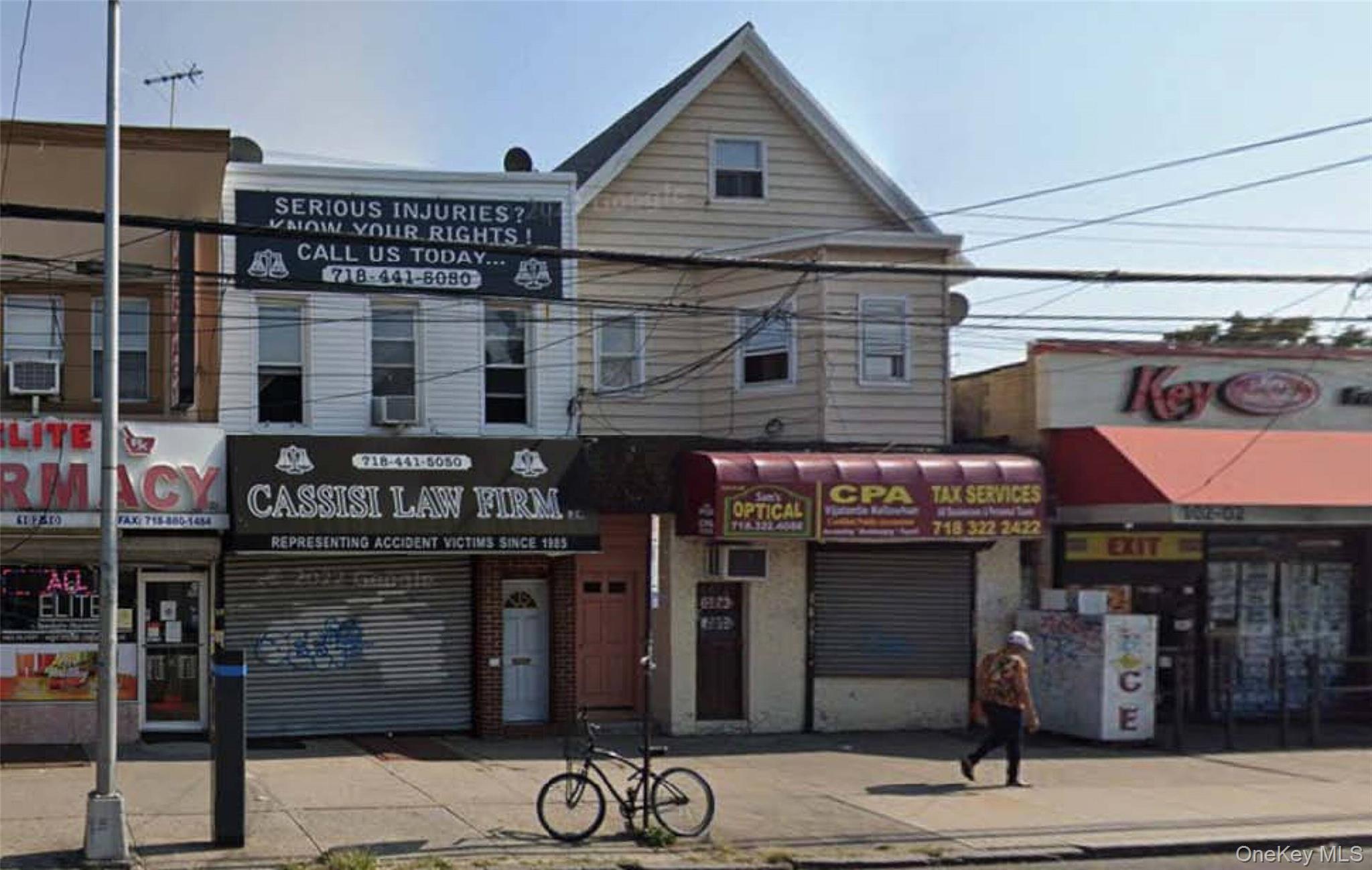 Prime investment opportunity at 102-08 101 Ave, located in a versatile R6B/C2-3 zoning district that supports a range of commercial and mixed-use options. Just an 8-minute walk to the A train, this property also benefits from proximity to local supermarkets, Chinese restaurants, and laundromats, making it convenient for tenants and customers alike. Spanning 2, 040 sq ft, the building features a versatile commercial storefront on the ground floor, currently leased to a law office. The second floor offers two well-maintained 1-bedroom apartments. Both the roof and boiler were updated 2 years ago. Additional highlights include a finished basement and a private backyard, enhancing its appeal for both investors and owner-occupiers,