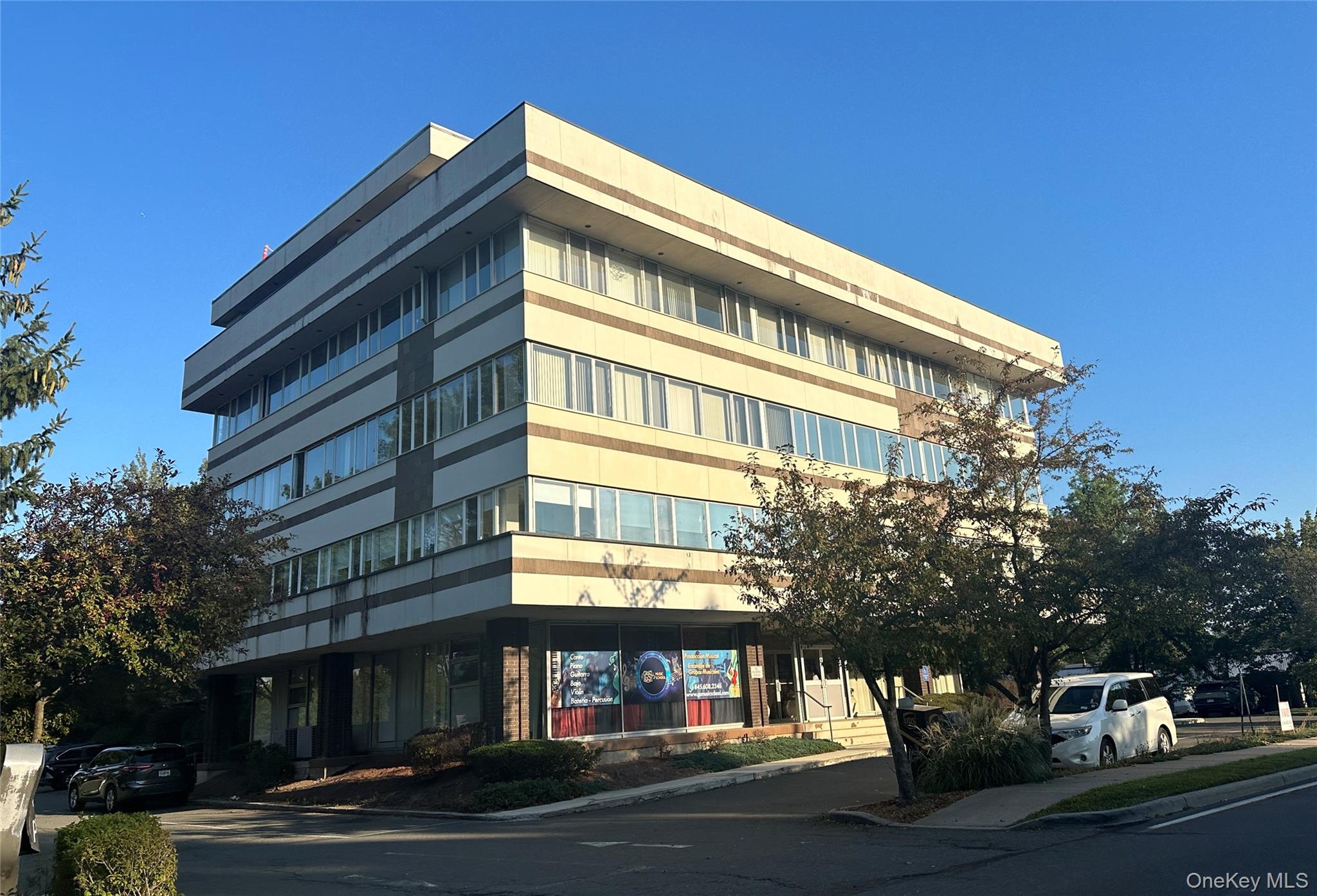 Commercial Office Space on Main Street in New City, located in convenient location with multiple layout configurations that can serve multiple purposes. Plenty of parking for clients and employees, this elevator building has a very nice lobby. Office has two separate entrances and is located on the third floor. Located near shopping, transportation, dining in downtown New City.