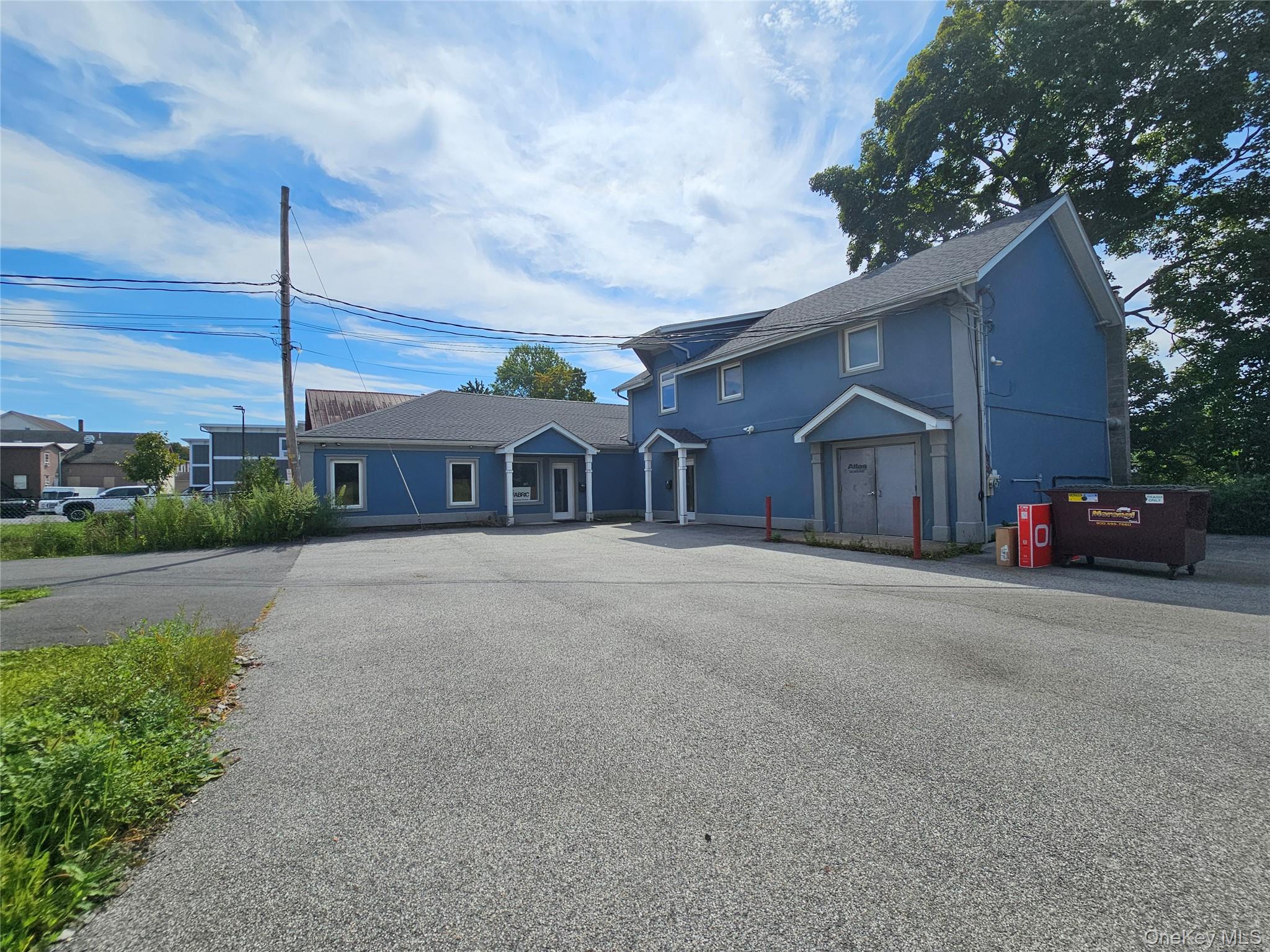 Village of Florida, beautifully updated flex space, 2, 871 sq/ft, office or retail with showroom and warehouse type space. Updated electric, lighting, newer heat/central air, new roofing, flooring, private parking lot and driveway recently paved. Private parking lot, well maintained building. Private setting w/ large signage opportunity on Main Street. Space consists of three distinct areas, a 781 sq/ft traditional office space w/ open area, two private offices and a restroom leading into a 961 sq/ft showroom type space with new lighting and a 11&rsquo; 9 cathedral ceiling and then into a 1, 033 sq/ft warehouse type space with a 9&rsquo; 6 ceiling height and a large double steel door for deliveries.  Favorable CS Central Shopping Zoning allows for office, retail, personal service, eating & drinking establishments, retail sales of items manufactured on premises. Could be great for retail, wholesale, office, tradesman that need a showroom, office, a space for inventory and parking for some trucks.