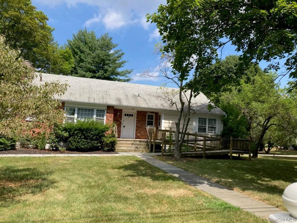 Easy living ranch home with ADA compliant ramp at entrance. NO STEPS! Ramp to front door. Handicapped accessible. 1st floor Primary bedroom and bath, 2 additional bedrooms with full hall bath. Additional bedroom/office/study next to kitchen. Lower level has been completely refinished. New flooring and new doors! Beautifully updated new kitchen and bathrooms. Updated furnace and hot water heater. Whole house generator to supply electricity in case of outage. Young electric panel. Finished, above-ground lower lever (included in SF, part of original C of O with 600 SF rec room and half bath). Large deck overlooking level yard. 2 fireplaces. Young washer/dryer. Den/Office off of EIK could be guest/4th bedroom. Lots of storage room in the basement. Driveway paved in 2017. Nearby local park/playground on Macy Road. Metro-North Hudson Line Scarborough Station Parking complete with valet. Briarcliff Manor Recreation, Village Pool, Tennis, Paddle and Pickle ball courts and Summer Camps. Lawn maintenance paid by homeowner. Additional Information: ParkingFeatures:2 Car Attached, LeaseTerm: Over 12 Months, 12 Months,