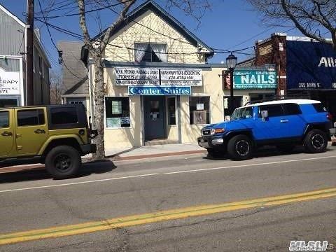 100 Square Foot Office includes Reception and Conference Room. Rent includes Utilities . The office has Central Air perfect for someone who doesn&rsquo;t want to work at Home located on Main Street.