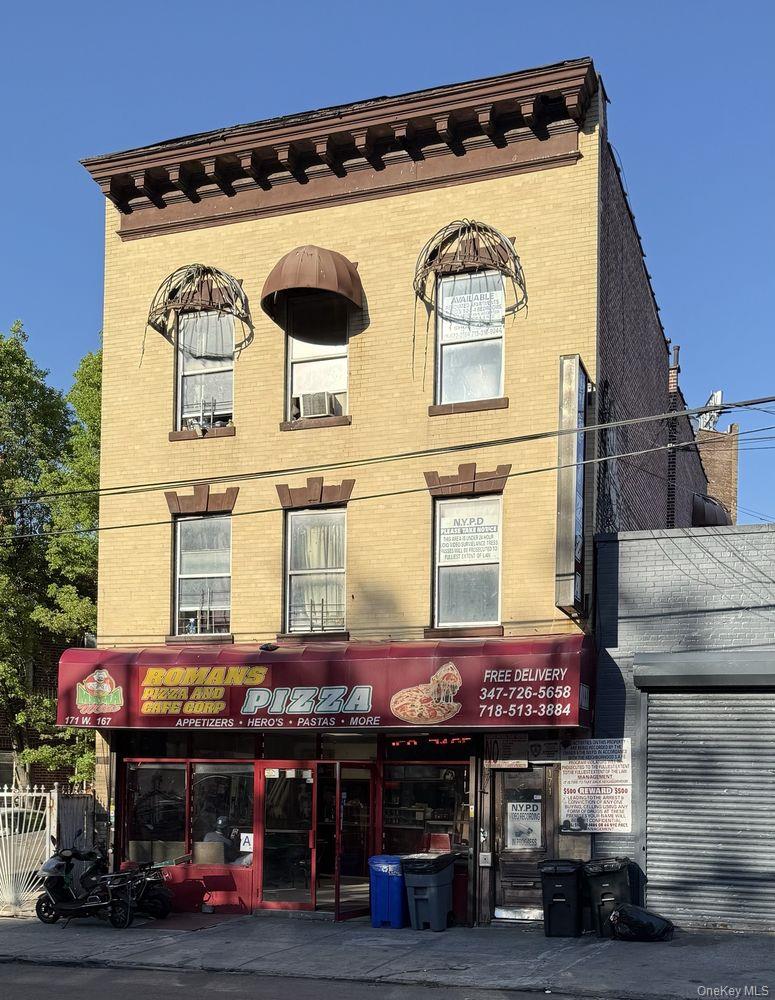 Investment Property for sale. Currently, the property is fully rented with two 3-bedroom units and a long-standing Pizzeria business. There is potential for financial growth with improvements. The property is being sold as is with the tenants in place. Additional Information: HeatingFuel:Oil Above Ground,