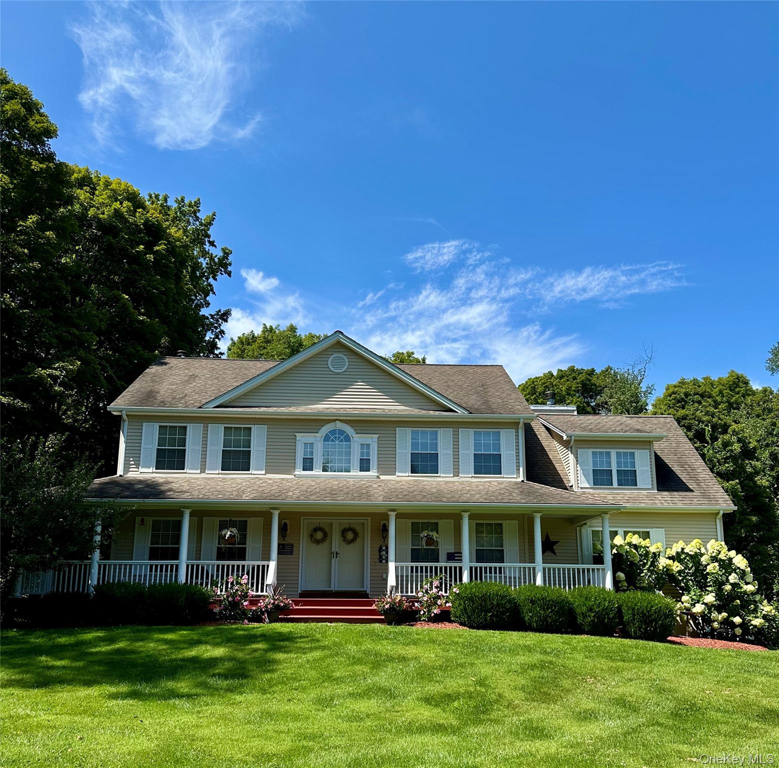 Nestled in the foothills of the Berkshires, this exquisite front Porch Center Hall Colonial sits perfectly on a beautiful rolling 1.4 acres of private property in the heart of Pawling. With it&rsquo;s amazing Bonus Room above the 2 car garage, it lives like a huge 4 Bedroom, 2 1/2 bath, offering all the amenities anyone could ask for. There is an Open Floor Plan with an Updated Kitchen, Granite Counters, Built in Desk Top, Stainless Steel Appliances, Large Pantry, Powder Room, Living Room with Fire Place, Formal Dining Room, and bright Home Office with French Doors leading out to a wrap around Deck. Upstairs offers an amazing Primary Bedroom ensuite with a Tumbled Marble Tiled Bath, Double Sink, Stand up Shower & Jacuzzi Tub, as well as a huge Walk in Closet. 2 additional spacious Bedrooms and a great Bonus Room, used as a Fourth Bedroom, finished with a tasteful Hall Bath with Tub and Shower. All closets are custom, with professional shelving installed to make the most of the space. The basement is fully finished with plenty of storage and living space making this home over 3500 SQFT of complete luxury. The 2 Square Miles of Pawling offer an exceptional location with it&rsquo;s quaint village, Shops, 5 Star restaurants and Bakeries! Although small, Pawling has a thriving Arts Community and an A rating on Niche.com for the Pawling School District. Town Residents enjoy the oldest Municipality owned Golf Course in America, a dozen Tennis Courts, 2 Lakes and over 300 Acres of Parkland. Pawling is a community steeped in benevolence, with dozens of volunteer organizations providing everything from tours of Washingtons&rsquo; headquarters to a staffed Chamber of Commerce Visitors Center. Pawling is a compelling, stable community whose Welcome Mat makes departing nearly impossible. Make your appointment today and have your chance to own a piece of paradise at an affordable price!