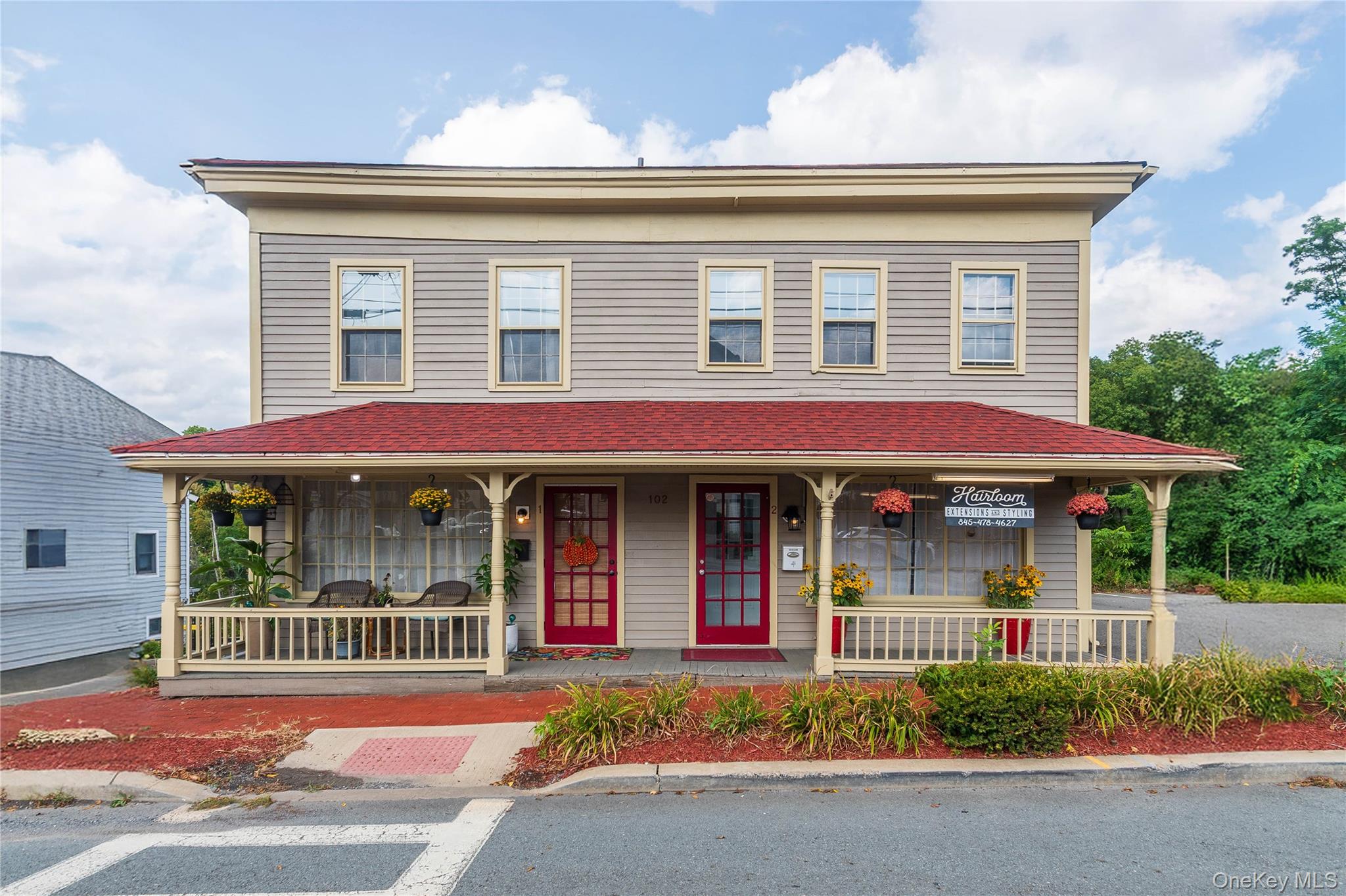 Prime Mixed-Use Investment in the Village of MontgomeryDonâ€™t miss your chance to own this charming 3-unit mixed-use commercial property located in the heart of the historic Village of Montgomery. Perfectly situated overlooking the scenic Wallkill River, this property offers the best of both visibility and character.Beautifully maintained inside and out, the building features two commercial office suites on the first floor and a spacious 2-bedroom apartment upstairs. The apartment is equipped with gas hot air heat, while the offices are serviced by electric baseboard heat. All tenants pay their own utilities, making this an easy investment with minimal overhead for the owner.With its prime location, strong rental setup, and well-kept condition, this property is ideal for investors or owner-operators looking to be part of one of the Hudson Valleyâ€™s most desirable villages.