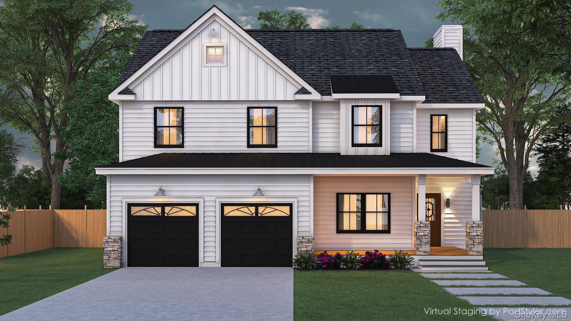 Beautiful new construction being built in Ridgebury Estates, a new community of carefully crafted colonials perched high on a hill with tree-lined streets, stone walls and lots of open space. Situated in the heart of Orange County, NY and in the highly sought-after Minisink Valley School District. The Mia model offers a thoughtfully designed layout filled with high-end finishes and modern convenience. The main level showcases a beautifully appointed kitchen featuring custom cabinetry, quartz countertops, a breakfast bar, decorative tile backsplash, and stainless steel appliancesâ€”perfect for both everyday living and entertaining. A formal dining room adds an elegant touch, while the cozy living room with red oak hardwood floors and a fireplace creates a warm and inviting atmosphere. A bonus room, ideal for a home office or playroom, and a laundry room complete the first floor. Upstairs, the expansive second story includes a luxurious primary suite with a spacious walk-in closet and a private bath featuring a double vanity, tiled shower, and a soaking tub for ultimate relaxation. Three additional bedrooms, each with walk-in closets, share a well-appointed full bath. Additional features include a two-car garage, a covered front porch, and quality craftsmanship throughout. The Mia model blends timeless style with modern livingâ€”ready to welcome you home.