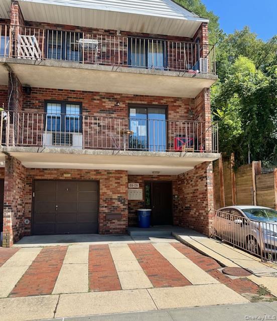 Bright & Sunny One Bedroom Condo on 2nd Floor with a Large Size Front Balcony. Corner unit provides better air flow. Spacious living room with dining area, private space for laundry and storage in the basement. Includes convenient driveway (can park 2 cars) located at the side of the building. PS 221 and MS 67 are affiliated with School District 26. Nearby supermarket and Q30, QM5 bus stations. Close to LIE-495 and Cross Island PKWY.