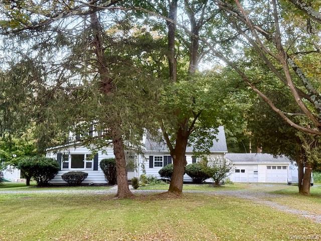 Discover exceptional value in this spacious 4-bedroom, 2-full bath farmhouse rental with UTILITIES INCLUDED! Enjoy hassle-free living with electricity,  heat, hot water, water/sewer, trash/recycling, landscaping, and snow removal all coveredâ€”just phone and cable are not included. Nestled back from the road in a park-like setting, this home offers the perfect blend of privacy and convenience, making it a truly special find.Updates just completed, brand-new laminate floors in the kitchen and dining area, paired with fresh paint throughout the entire house for a clean, welcoming vibe. Plus a brand new bathroom.Spacious living room, primary bedroom with private full bath, and a 2nd bedroom on the main level. The 2nd floor features 2 additional bedrooms, skylights, and a loft area that can serve as a family room or home office. Hardwood floors in LR, hallway, bedrooms, and on the 2nd level, lots of closets, a basement with a laundry area (hook-ups only), an attached one-car garage which is perfect for extra storage, ample parking, and a private front and back entrance. The farmhouse is attached to a studio apartment with a separate entrance that is currently being rented.Outside, unwind on your large patio overlooking a peaceful backyard that backs up to the woods, creating the perfect backdrop for BBQs, gatherings, or simply enjoying nature. The location offers easy access to trains, I-84, parkways, shopping, restaurants, schools, and recreational activities, allowing you to explore the stunning Hudson Valley with ease! Available October 1st. Proof of documented income and good credit is required. Donâ€™t miss out on this farmhouse gemâ€”schedule a tour today and secure your new home in time for fall! Application link: https://apply.link/O_XZfTU