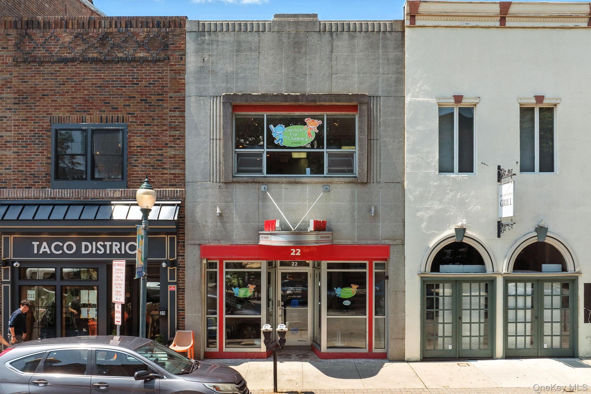 22 NORTH DIVISION STREET, PEEKSKILL3, 600 SF Medical Building - NNN leased to Private Equity dental group with full corporate gurantee.The property is a two-story, renovated Medical Office building located in the heart of downtown Peekskill, half a block off MainStreet in the Shopping and Dining Arts District of Peekskill. Planet Smile Partners is the single NNN tenant in the building.â€¢ The first floor has a spacious open reception area and (3) treatment rooms. The second floor includes an additional receptionarea, waiting area, laboratory space, (4) more treatment rooms, with modern X-Ray facility, storage, and office suites.â€¢ Located just 35 miles north of New York City, the location enjoys the buzz and street activity of the downtown Arts District. There is a large municipalparking lot directly behind the building. The Peekskill Metro-North train station