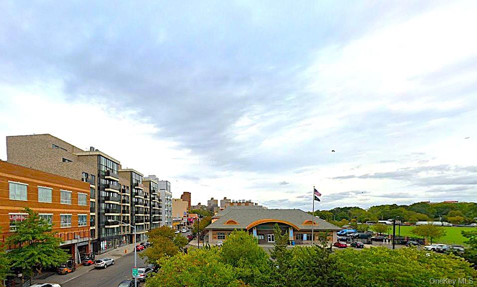Flushing Parkview Condominium two-bedroom and 2-bath unit on the 4th floor. Features southward facing windows and balcony for plenty of natural lights, plus in unit washer and dryer for easy laundry duty. In building parking available for rent. Great location across from Flushing Meadows Park with indoor recreation center. Everything is nearby: supermarkets, restaurants, shopping mall, home improvement center, specialty stores, medical/professional offices, Q-58 bus, Van Wyck Expressway. Just minutes from Main St and Downtown Flushing.