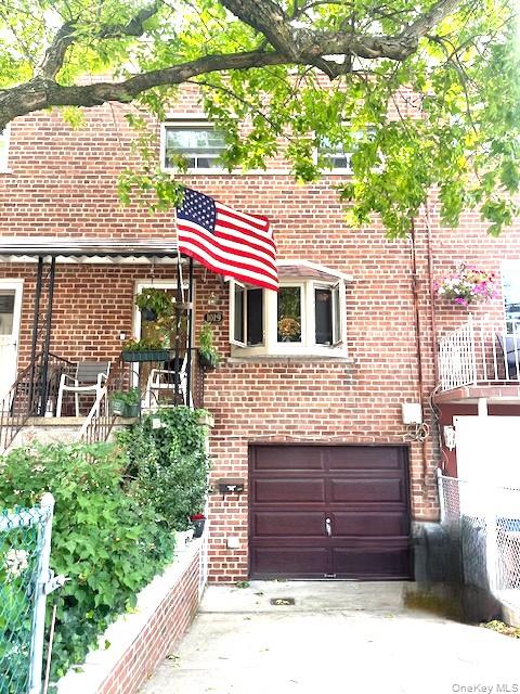 Welcome to this lovely single-family brick home nestled in the Country Club neighborhood! This well-maintained home consists of a 3-bedroom duplex over a fully finished basement, a spacious patio and rear yard, a 1-car garage, and a private driveway. Its features include Andersen windows with custom wood blinds throughout, a cozy living room with a wood-burning fireplace, a built-in basement with a wine cabinet and two additional soft heat hydronic electric baseboard heaters. Conveniently located with easy access to the Throgs Neck Expressway, Bruckner Boulevard, and not too far from Pelham Bay Park. A must see!