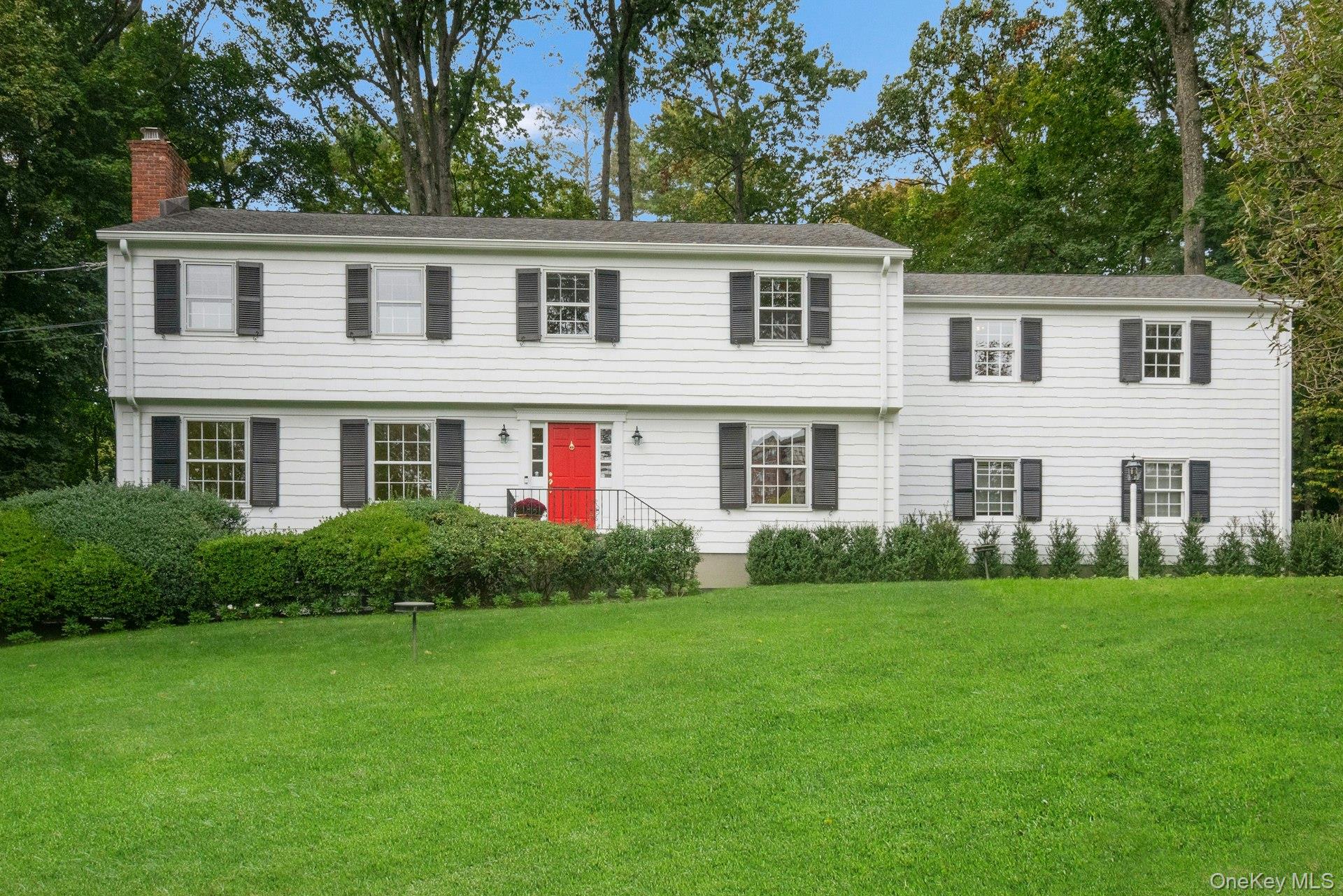 Beautiful and gracious center hall colonial set on 1.38 acres in an estate area of Briarcliff Manor, overlooking natural vistas and a pond across the street. A Screened Porch and open Patio in the rear offer places to relax in the privacy of your backyard. Six (yes 6) Bedrooms and three bathrooms on the 2nd level offer options for family & guest rooms, home offices and exercise rooms. 3508 SF on two levels per town records, plus a 756 SF full, walk-out lower level with C of O in progress (per field measured on floor plan, included in the total SF). Many updates and improvements make this home ready to move in and make it your own. Propane Generator included. Close to Scarborough train station for an easy commute and close to shops, restaurants and two golf clubs.