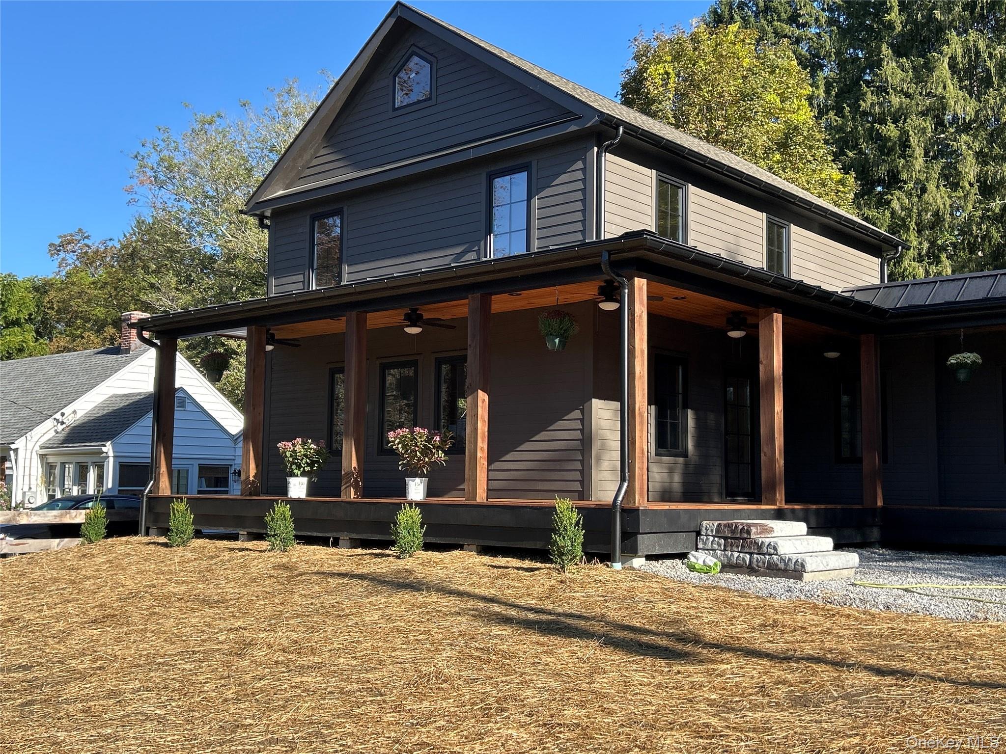 Discover this newly constructed 2-bedroom, 2-bath home in the Village of Millerton, NY, offering modern comfort and small-town charm. Featuring beautiful wood floors, a stylish kitchen with island, and an additional den/office with vaulted ceilings, this property blends functionality with design. Enjoy the convenience of in-home laundry, ceiling fans, and central air, along with inviting outdoor spaces including a covered deck and front porch. This rental includes electric, heat, and central air. Located just steps from Main Street Millerton, the Harlem Valley Rail Trail, and a short drive to the Wassaic train station, this home provides the perfect balance of village living and easy access to nearby amenities and commuting options.