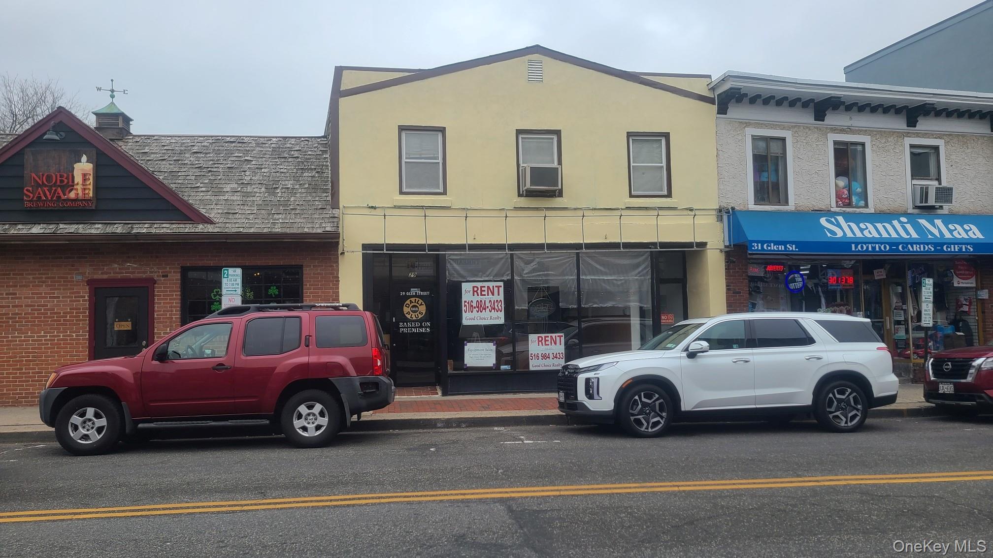 Store frontage 25 feet wide. Great location for restaurant or any retail business. Store has Commercial gas line, Stove top exhausters, clean basement and has parking lot. Down town near city hall and Municipal Parking lots. Bus line: N21 from Flushing Main Street to Glen Cove downtown near this store.