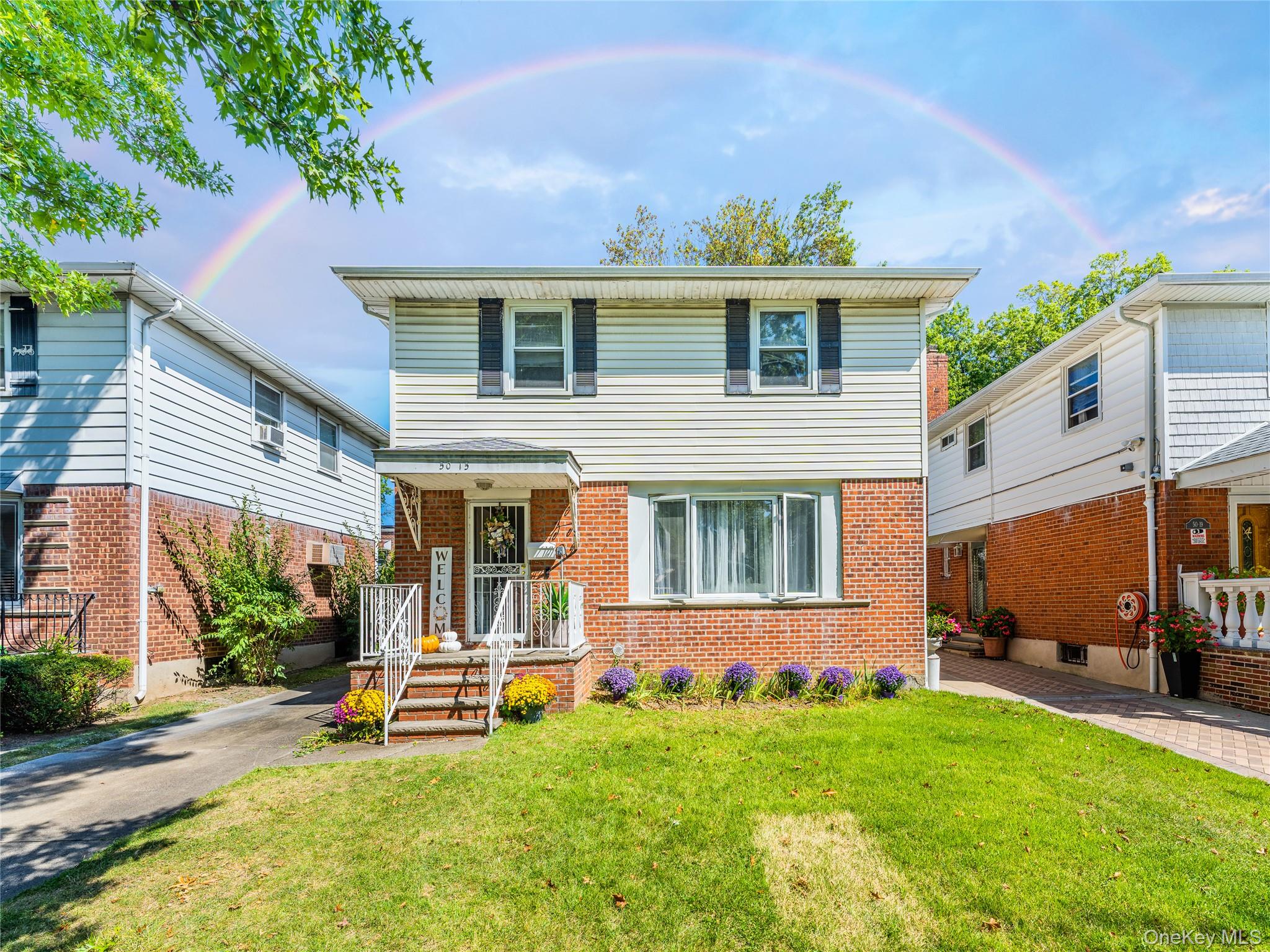 Welcome to this 3-bedroom, 1.5-bath detached Colonial in the heart of Fresh Meadows. The home offers 1, 568 sq ft of living space with a bright living room, formal dining room, eat-in kitchen, and a full finished basement for extra space. It includes plenty of closets, attic storage, and a 40x100 lot with a private yard for outdoor activities. Located on a quiet, tree-lined street close to supermarket, shopping, dining, schools, and major highways.