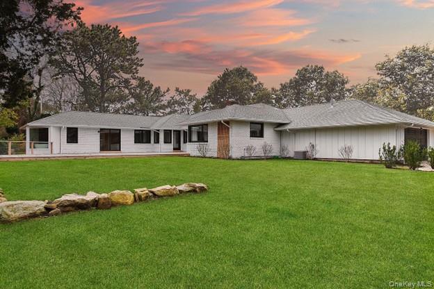 Luxury Southampton Retreat â€“ Turn-Key, Designer Renovation W/ Low Taxes - Sellerâ€™s Boat Included. End of season incentive- $20K Buyers Closing Credit Potential! Welcome to 10 Lenape Road: a stunning sanctuary offering effortless elegance just a short drive from Southampton Village. Fully modernized yet imbued with warmth, this 4-bedroom, 3.5-bath home delivers 2, 688 SqFt of elevated living on nearly &#190; acre of lush, private grounds. Step inside to discover soaring vaulted ceilings, fine craftsmanship throughout, and a curated palette of designer finishes. The gourmet kitchen is a chefâ€™s dream: Thor pro-series appliances, waterfall edged African quartzite countertops, walk-in pantry and beverage center - perfect for entertaining from casual brunches to evening soires. Low taxes of $12, 297 will put more money in your pocket to host monthly gatherings. The motivated seller will be including his 23â€™ beautiful boat with the sale - imagine walking down the block to your moored boat to head for a stunning day on waters in the Hamptons. The primary suite offers vaulted ceiling, walk-in closets with custom built-ins, and a spa-like bath with heated floors, a soaking tub and oversized walk-in shower. Additional highlights: main floor and lower level laundry, partially finished basement, solar panels, in-ground sprinklers, and an expansive deck overlooking private yard - a perfect canvas for summer gatherings or serene mornings with coffee. Located in serene Southampton with easy access to the bay, beaches, fine dining, shopping, and more. Low taxes help, and with the home fully renovated, you can simply move in and start living your dream coastal life. Come see this rare chance to own a modern gem in one of Long Islandâ€™s most coveted locales.