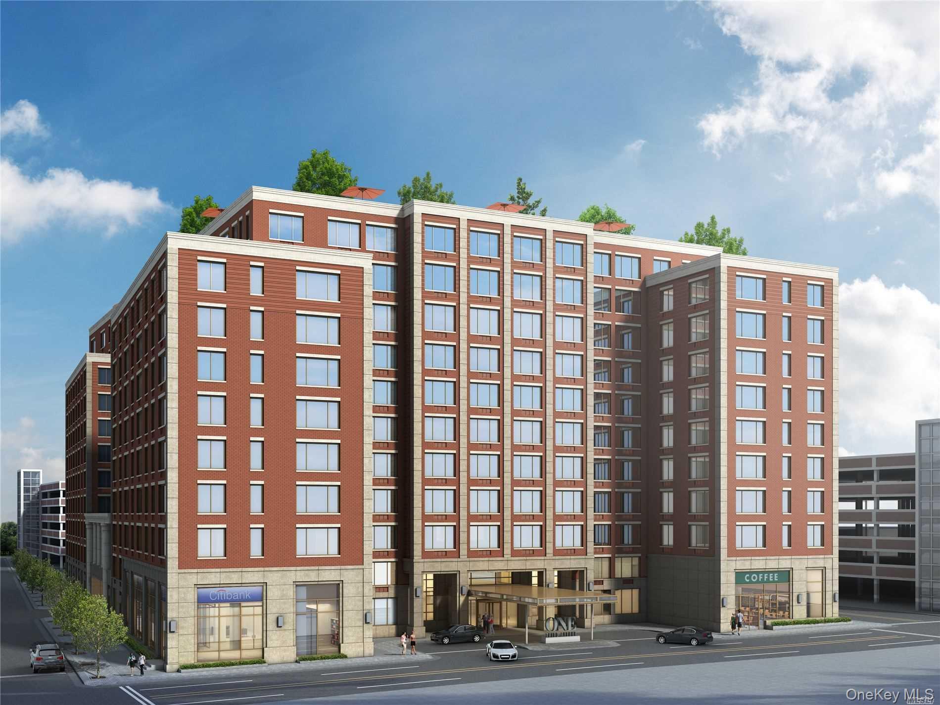 New! Modern Luxury High-Rise Doorman Building In Mineola. Complimentary Amenities: Fitness Center, Roof Lounge, Landscaped Roof Deck, Indoor Pool w/Sauna and Parking. Live In Super. S/S Appliances, In Unit W/D And Laundry On each floor. Tall ceilings w/Oversized Windows And Magnificent Hard-Wood Floors throughout. Installed Bluetooth soundbar. Convenient To All.*** 1MONTH FREE or 1MONTH OP / 2MONTH FREE or 2MONTH OP-18MONTH ***