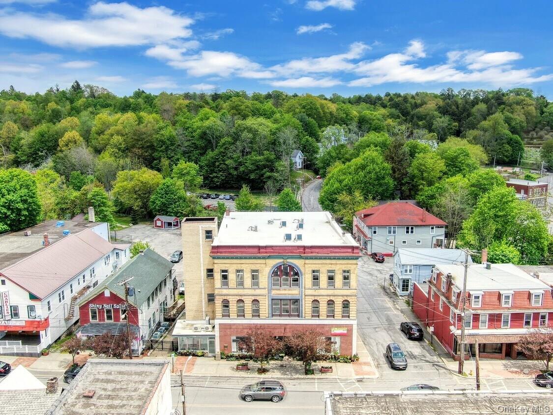 Everything old is NEW again! Great Investment opportunity in the heart of the booming Catskill Mountains â€“ Liberty, NY. Built in the late 1880â€™s and boasting a generous 18, 000 sq.ft. the Left Bank Building in Liberty in its previous lives was one of the original department stores (â€œYoung, Messiter & Dodge Department Storeâ€) in the country, a dominant regional bank with a one of a kind heavy bank vault ( that still remains and is one of the most defining features of this property). In recent years the space has transformed from a beautiful Art gallery that showcased local and world renowned artists and musicians to its current iteration as an old world market. Recent renovations on the 2nd and 3rd floor have brought up the spaces to modern professional standards and are perfectly suited for creative workspaces, medical offices, music and arts studios, government. Come tour this property and see what The Left Bank has in store for you!