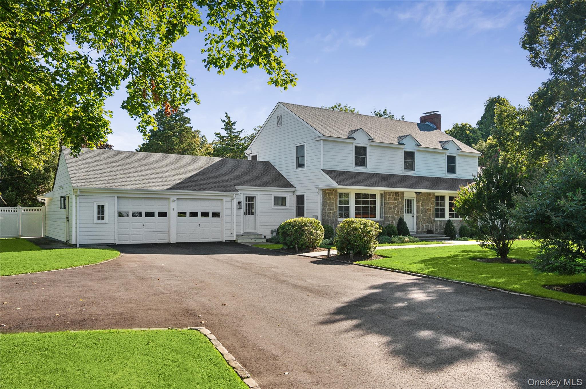 Welcome to 11 Oneck Road, nestled in the highly sought after estate section of the Village Westhampton Beach. This elegant 5-bedroom, 4 bathroom home spans 3, 500 square feet and sits on a generous 1.1-acre lot, offering space and privacy for an exceptional living experience. As you step inside, you are greeted by a traditional layout enhanced by rich tones and hardwood throughout. The recently renovated kitchen and bathrooms mean that the future owner wonâ€™t have to lift a finger . The home boasts a large living room and a cozy den each with a fireplace and providing serene views of the expansive backyard. The second floor has 3 of the homeâ€™s 5 bedrooms while two are conveniently on the main floor ideal for multi generational living or separate guest space. The exterior is just as impressive, with a stunning gunite pool and a 2023 built pool house including a full bathroom. Enjoy warm summer days lounging by the pool, or take advantage of the ample outdoor space to imagine and create your dream home setting in this beautiful village.Situated in close proximity to Main Street and other points of interest in the Village of Westhampton Beach, this home provides the perfect blend of seclusion and accessibility. Whether you choose to keep the existing charm or reimagine the space to fit your vision, this property is a remarkable opportunity to own a home in this enchanting community.