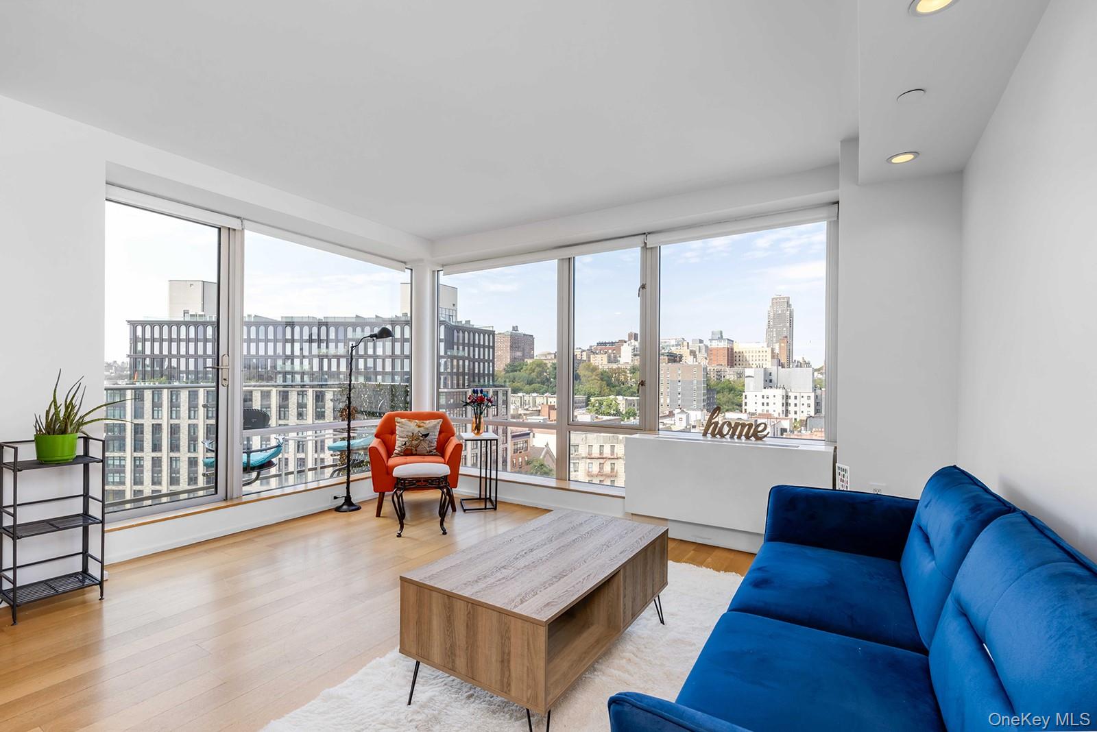 Natural light floods the private balcony of Residence 11D, where inside youâ€™ll find a -1, 400 sq. ft. home with 3 bedrooms, 2 Â½ bathrooms, and a host of luxurious touches, all set in a full-service condominium building in prime southern Harlem with a tax abatement that doesn&rsquo;t expire until 2035.Enter the great room with a wall of windows and a flexible layout that includes ample room for formal dining for up to 10 guests. Sun streams though the oversized, floor to ceiling windows, which offer expansive city and park views and a southwest-facing balcony invites additional al fresco dining.The chef&rsquo;s kitchen features Aster Cucine custom cabinetry with soft-close drawers, Caesarstone countertops and professional level appliances including a Miele dishwasher, a Sub-Zero refrigerator/freezer with glass door, LED Lighting, and drawer ice-maker, a Wolf dual fuel six-burner range, and a built-in microwave with drawer. The open kitchen is framed by a peninsula breakfast bar that seats 4 and offers additional storage.The king-size primary bedroom enjoys a walk-in closet, delivering generous storage, and an en-suite bath, with a glass-enclosed shower and soaking tub with air jets from Neptune, finished with imported Italian stone, custom tile, and brushed nickel faucets and controllers.The second and third bedrooms are ideally sized for queen-size bedrooms or home office, each with a large custom closet for plentiful storage.The large second full bath is conveniently located near the second and third bedrooms and offers a deep soaking tub and shower with separate rain and adjustable hand-held showers. The powder room features a sliding, opaque barn door with handsome Bartels hardware.The comforts and conveniences of this home are complete with an additional walk-in closet, four-zone climate control, a full-size washer and vented dryer, and 5 &#188;â€ white oak floors laid throughout.2280 Frederick Douglass Boulevard is a full-service condominium whose amenities include a 24-hour attended lobby, full-time porter and live-in super, onsite parking with electric car chargers and bike storage, a rooftop terrace with fireplace, barbecue grill and gorgeous sunsets, and a second-floor terrace outfitted with a plethora of seating, pergolas, an additional barbecue grill, and a childrenâ€™s play area.The building sits among the shops, bars, and restaurants on lively Frederick Douglass Boulevard. Green space is plentiful with Morningside, and Central and Marcus Garvey parks nearby. Transportation options include the A/B/C/D and 2/3 subway lines at 125th street, multiple bus lines including the M60 to LaGuardia Airport, and Citi Bike.