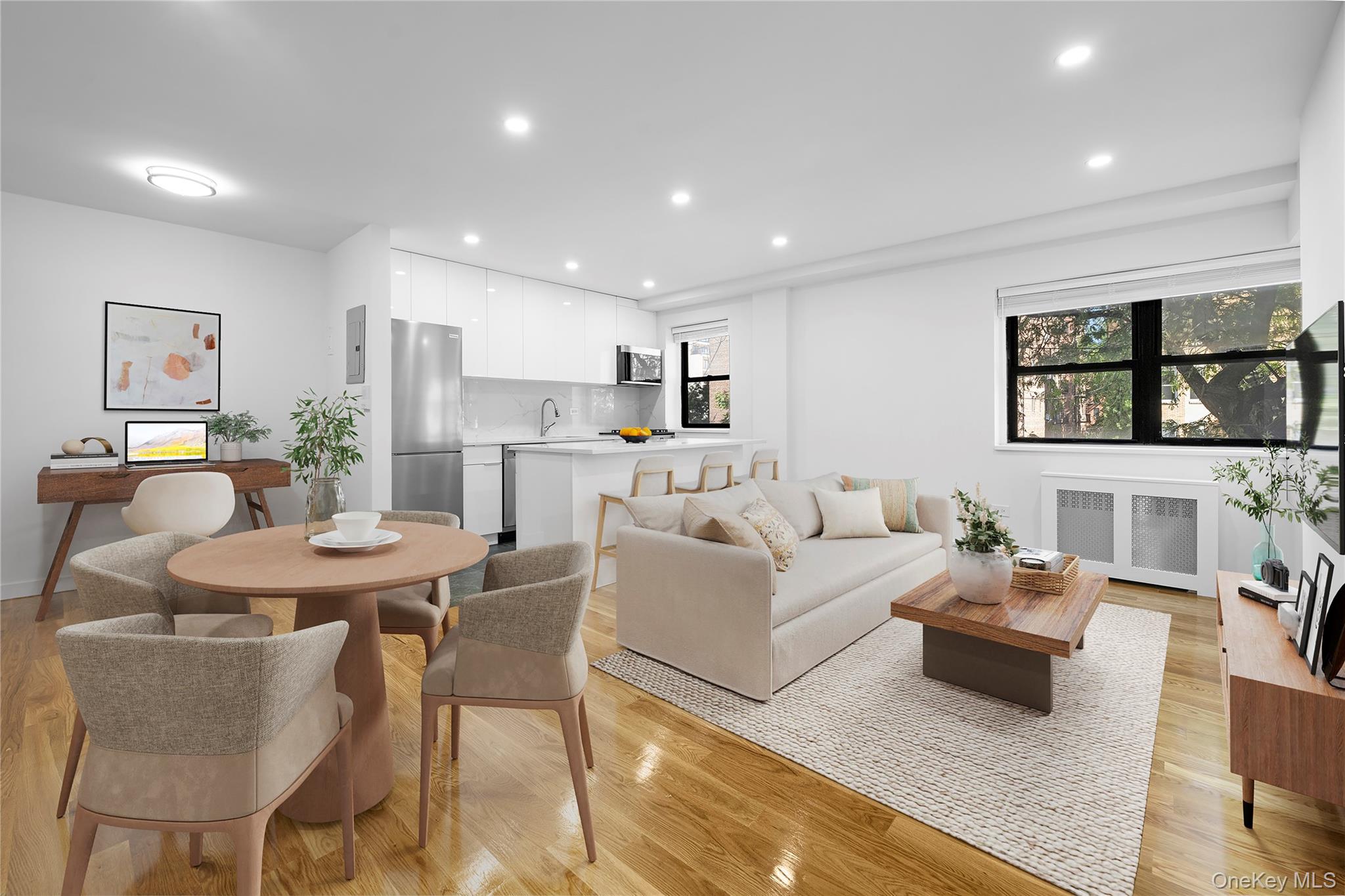 Imagine finding a fully renovated 1-bedroom next to all of your favorite restaurants in Astoria while still being able to access Manhattan within 20-minutes.Upon entering you will immediately notice the abundance of natural light along with spacious layout providing immediate comfort and warmth. More importantly the home has been fully remodeled with the following features:-Refinished hardwood flooring-Open concept kitchen featuring brand new stainless steel appliances and granite counter tops-Recessed Lighting throughout the entire home-Modern designed bathroom with brand new toilet, vanity, and tub-Spacious King Size bedroomAsti Condominiums is an elevator building known for its pre-war charm and affordable common charges. Building amenities include a laundry room and storage and parking available to rent. The location can&rsquo;t be beat being a short walk to the N/W Broadway along with some of the best neighborhood restaurants and shops.