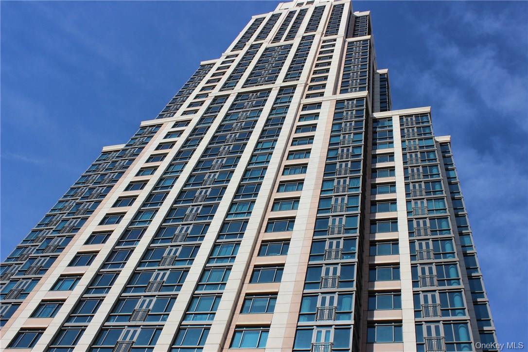 Enjoy luxury Manhattan Style living in this 1BR, 1.5 bath home. Unique, sophisticated condo with blonde hardwood floors, 9&rsquo; floor to ceiling windows, and breathtaking panoramic sunset/water views. Upscale amenities include doorman, 24-hour concierge, health club, heated indoor pool, media room, lounge with billiards table and large screen TV, children&rsquo;s play room, business center, and expansive outdoor terrace. Ideally located with a 95 walk score, just a quick walk to restaurants, shops, farmers market, library, and more! Two blocks to Metro North and 30 minute train to Grand Central. INCLUDES HEAT and HOT WATER. Application fees apply. Optional garage parking is $208 monthly. Storage is available attached to the building. Photos are from a previous tenant.