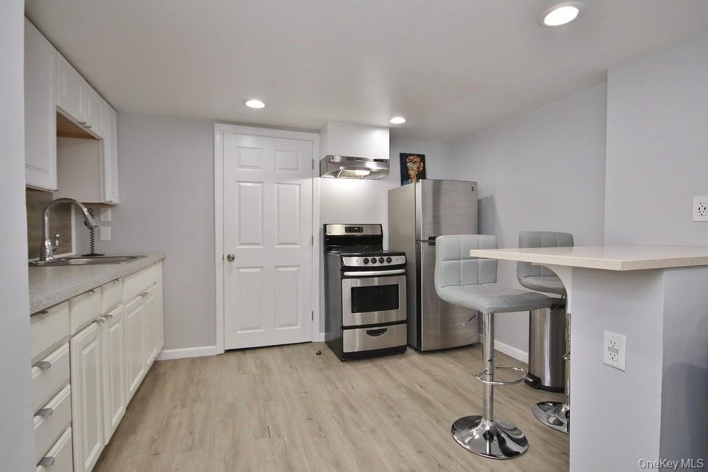 Renovated 1-Bedroom Apartment â€“ First Floor LivingMove right into this beautifully renovated 1-bedroom, 1- full bath apartment located on the main floor for convenient first-floor living. This modern space features brand-new stainless steel appliances, recessed lighting, and a TV mount already installed for your convenience.Perfectly updated and ready to go, this apartment offers style and comfort in one package. Schedule your showing today!Additional features:WIFI includedPrivate parking includedYard access for outdoor spaceSnow removal, lawn care, and trash removal providedPrime location near shopping, dining, and major highways for easy commutingRent Spree Application-  https://apply.link/nJWjrMg   ANY QUESTIONS CALL LISTING AGENT PETE 347-697-9990