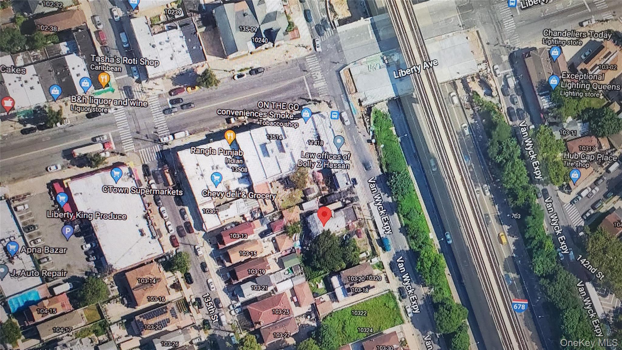 Developer delight, Lot 100 X 100 total of 10000Sq.ft. with C2-3 & R6B overlay. 3.8 Mil. as is with a 1 family house on site. Right off Liberty Ave & Van Wyck Exp. Convenience to all, Near Stores, Hospital and Kennedy airport. unlimited of potential!