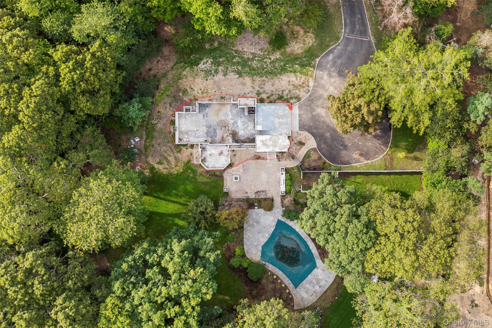 Incredible improved 1.93 acre property in Nissequogue welcomes custom new construction to take advantage of the existing foundation of the formerly 3500 sq ft home. Extensive landscaping in place with specimen plantings, lighting, irrigation, lawn and garden. Hardscape includes upscale outdoor Kitchen, Fire Pit, impressive stone patio and pool surround for in ground Gunite Pool. All pool equipment and systems recently updated. In ground 1000 gallon Propane tank, newly paved drive with drainage and Belgian block edging. A very rare opportunity. Call for private showing. Do not enter property without confirmed appointment. Security in place.