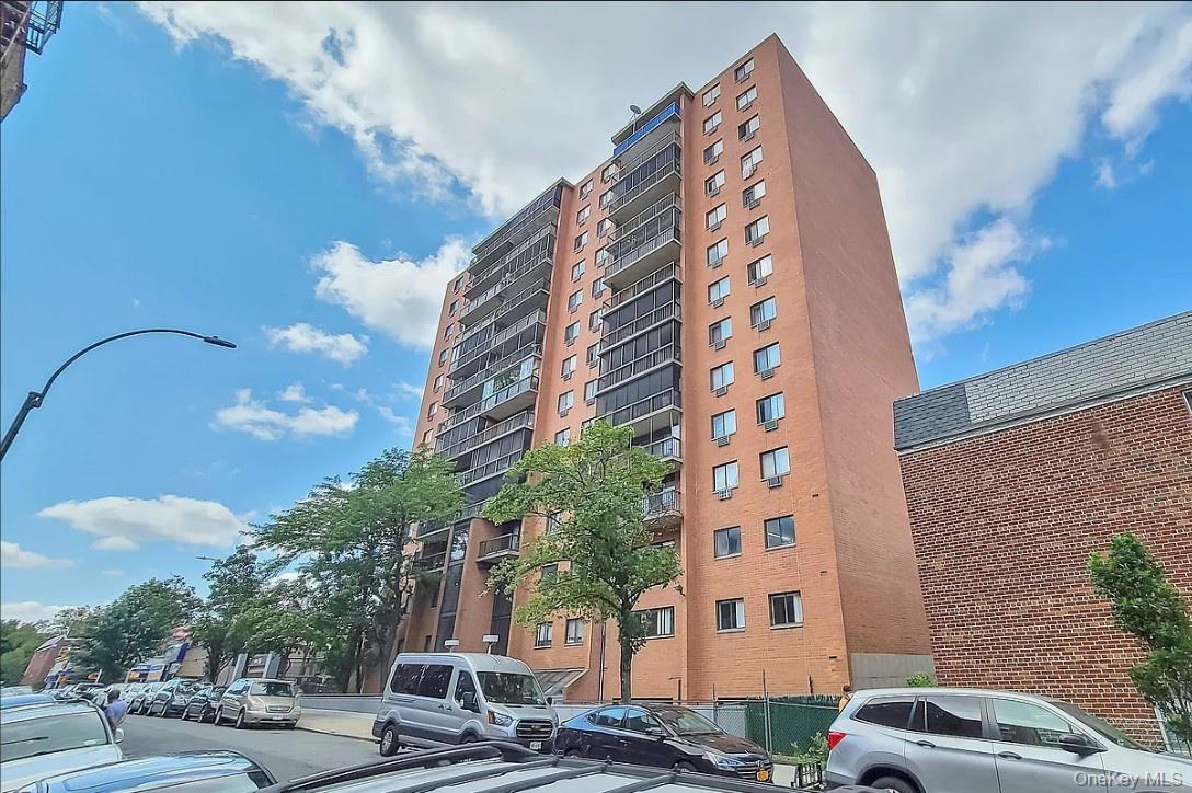Welcome to Unit 8C at the prestigious Tower East Condominium, located in the heart of Flushing. This sun-drenched 2-bedroom, 2-bathroom residence offers a thoughtfully designed layout with oversized windows that frame sweeping skyline views. The spacious living and dining area flows effortlessly into a modern kitchen outfitted with high-end stainless steel appliances, sleek cabinetry, and quartz countertopsâ€”ideal for both entertaining and everyday living.The primary suite features a generous closet and a stylish en-suite bath with elegant finishes. The second bedroom is equally bright and well-sized, perfect for guests, a home office, or growing families. Additional highlights include hardwood floors throughout, in-unit washer/dryer, and central HVAC.A deeded parking space is included with the unit, providing exceptional value and convenience in this bustling neighborhood.Ideally located near Main Street, the 7 train, LIRR, and a wide array of shops, markets, and restaurants, this home combines luxury, comfort, and prime location.Donâ€™t miss the opportunity to own a high-floor condo with parking in one of Flushingâ€™s most desirable buildings!