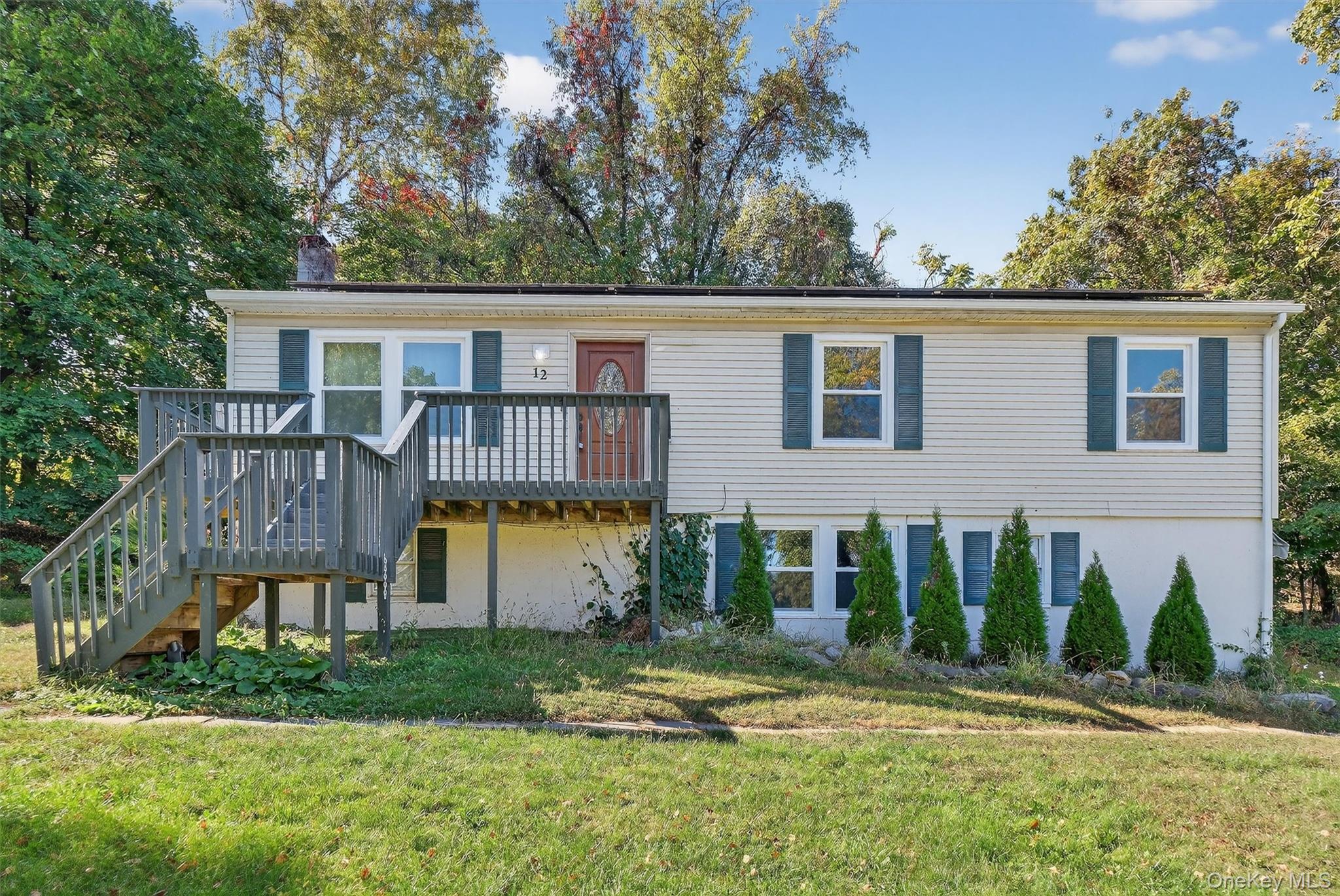 Welcome to your dream retreat! This beautifully renovated ranch-style home offers over 2, 000 square feet of finished living space, blending modern comforts with a tranquil setting. Set as the last home on a quiet dead-end street, this property promises peace and privacy in the heart of Marlboroâ€™s picturesque Wine and Apple Country.Step inside to find an open and airy layout, featuring easy-to-maintain luxury vinyl plank flooring throughout, ideal for busy households. With three spacious bedrooms and a fourth guest room in the lower level, this home lives adapts effortlessly to your needs, whether you&rsquo;re looking for extra space for a home office, bedroom, or personal gym. The newly installed owned solar panels make this an economically savvy choice, covering energy costs for heat, AC, hot water, cooking, and electricity - all utilities are electric and mostly covered by the solar, and in many months of the you can live with zero utility bills! For those who enjoy entertaining or simply relaxing in nature, the new deck provides a perfect outdoor escape. Imagine hosting summer barbecues or sipping morning coffee surrounded by the gentle sounds of nature. Downstairs, the finished walkout basement expands your options, offering space for a cozy family room, entertainment area, a guestroom, or even a hobby workshop.Youâ€™ll appreciate thoughtful upgrades, including a newer roof, windows, appliances, and HVAC system. This home isnâ€™t just a residence; itâ€™s a lifestyle, bringing you close to local wineries, orchards, and scenic attractions. Located just minutes from Historic Milton, the Mid-Hudson Bridge, and the Walkway Over the Hudson, youâ€™re never far from unique local experiences, vibrant shops, and breathtaking views.This property embodies the best of both worlds: the serenity of country living with all the modern amenities you need. Donâ€™t miss the chance to make this charming, energy-efficient retreat your forever home!