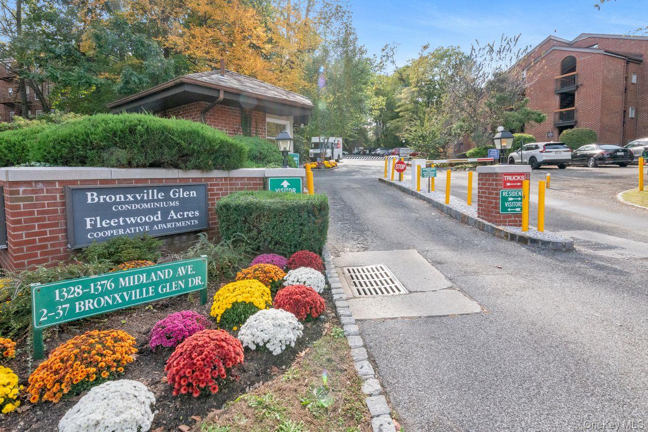 Pristine condominium in gated guarded community .next to Cross County shopping Center and across from the swimming pool one bedroom central air conditioning and sliding doors to your private garden walking distance to Metro North assigned parking space. Ground level walk in no steps private small storage.