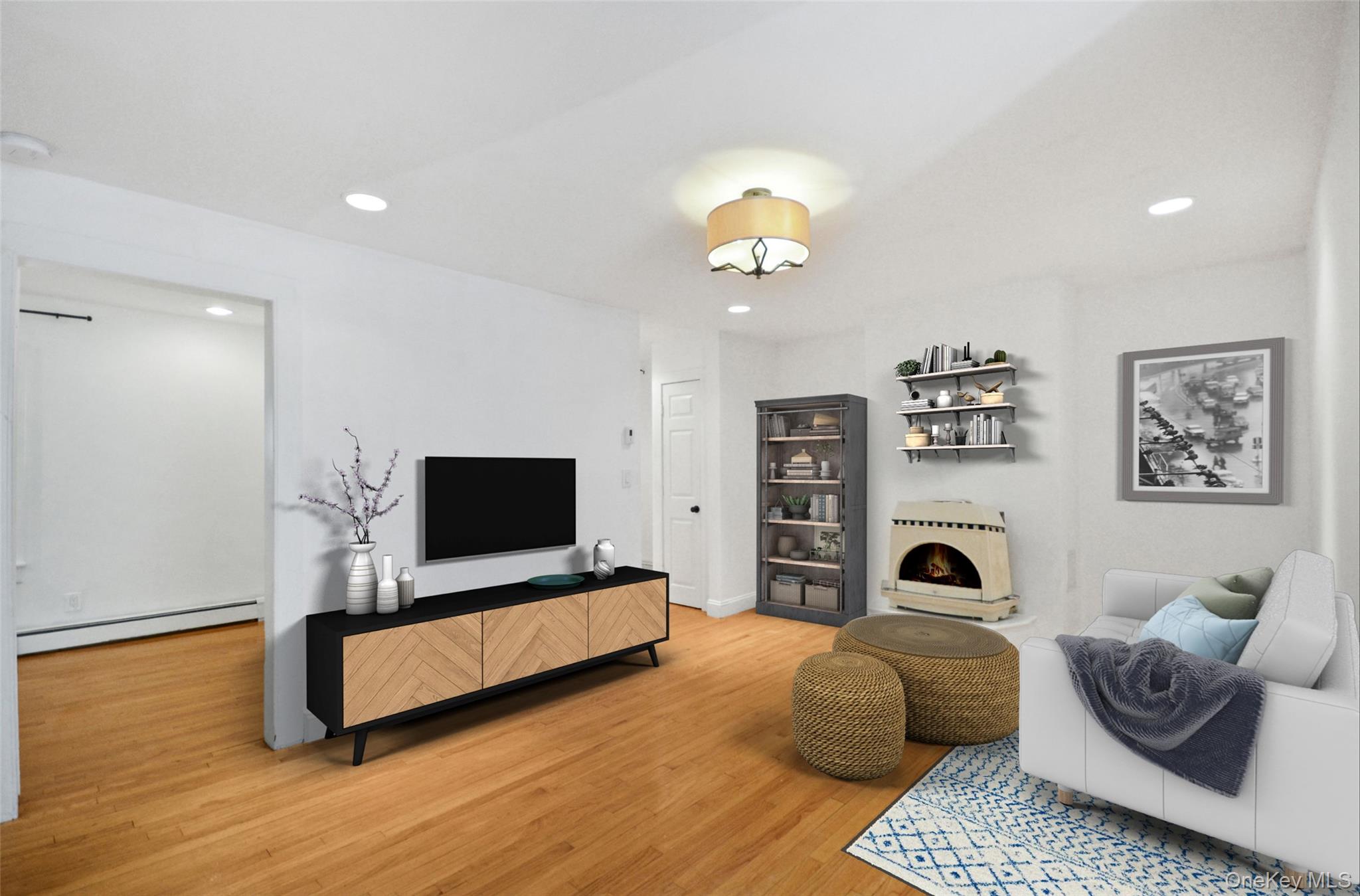 Enjoy village living in this stylish 2-bedroom, 1.5-bath duplex apartment located at 29 S Eckar Street, Irvington, NY. Renovated with modern finishes, the home features a gourmet kitchen with stainless-steel appliances, dining area, cozy living room with gas fireplace, and beautifully updated baths.The layout offers privacy with bedrooms on the upper level and living areas below. Includes a common laundry facility and a private backyard. Off-street parking available.Conveniently situated near Irvingtonâ€™s village center, this home provides easy access to local shops, restaurants, schools, parks, and the Metro-North train station, offering a straightforward and accessible commute to New York City.Heat and water are included (tenant pays electricity). The property is pet-friendly. Applicants must have a 700+ credit score and income of at least 40x the rent.Call or message today to schedule a showing â€” this one wonâ€™t last!