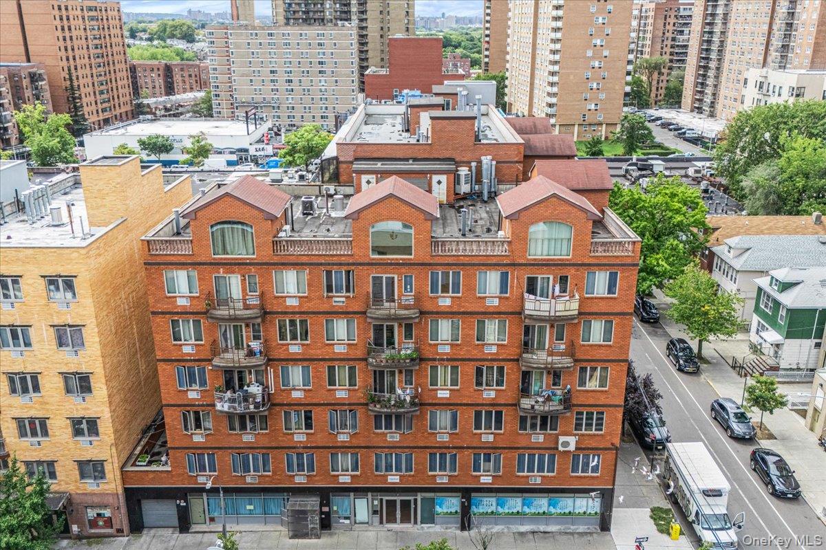 Prime Location in Quiet and Convenient Kissena, Heart of Flushing.Rare Find! Affordable CORNER UNIT Condo On The 5th Floor (Second From Top). Featuring 2 Bedrooms + 2 Bathrooms (Including One Primary Suite), Spacious Living And Dining Areas, a Balcony, And a Walk-Through Kitchen With WINDOW. Eastern Exposure Provides Abundant Natural Light, Creating a Bright And Inviting Atmosphere. With a Low Maintenance Fee of $372/Month (Including Water) And Annual Property Taxes of $8, 271.Garage Parking Available For Separate Rent or Purchase. Excellent Access To Supermarkets, Restaurants, Park, Bus, And Schoolsâ€”All Nearby. Just a 10-Minute Walk To Main Street And The 7 Train.