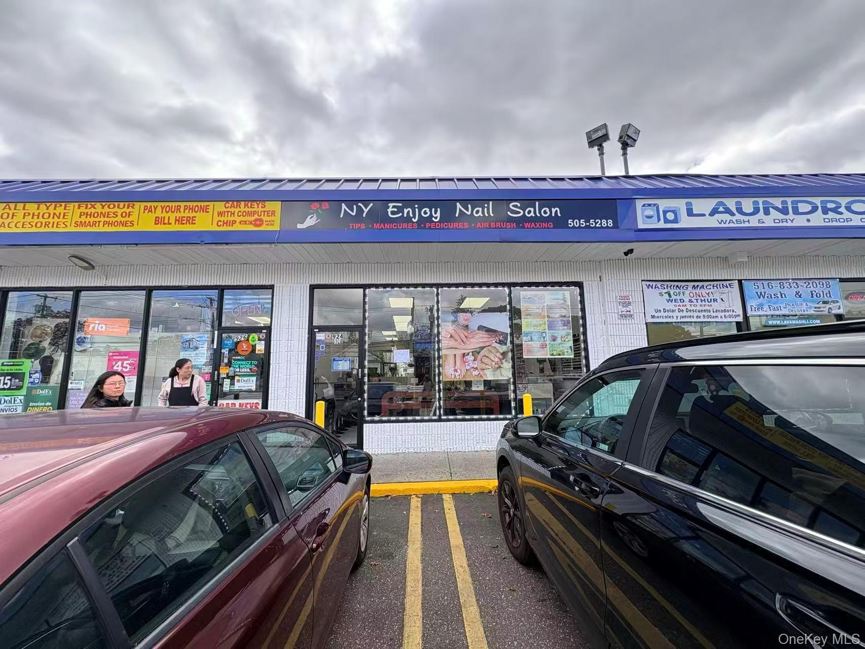 Located in Uniondale, NY 11553, approximately a 30-minute drive from Flushing. Excellent location in a mature community with a stable customer base! The shop is approximately 1000 square feet, with a practical layoutâ€”5 foot baths, 6 hand tables, a hair removal room, and a professional ventilation system are all included. Ready to operate immediately, no renovations or hiring required! Rent is only $4200 USD, including property tax and management fees. Closed on Mondays, flexible operating hours. 4 years remaining on the lease, renewable directly, worry-free.