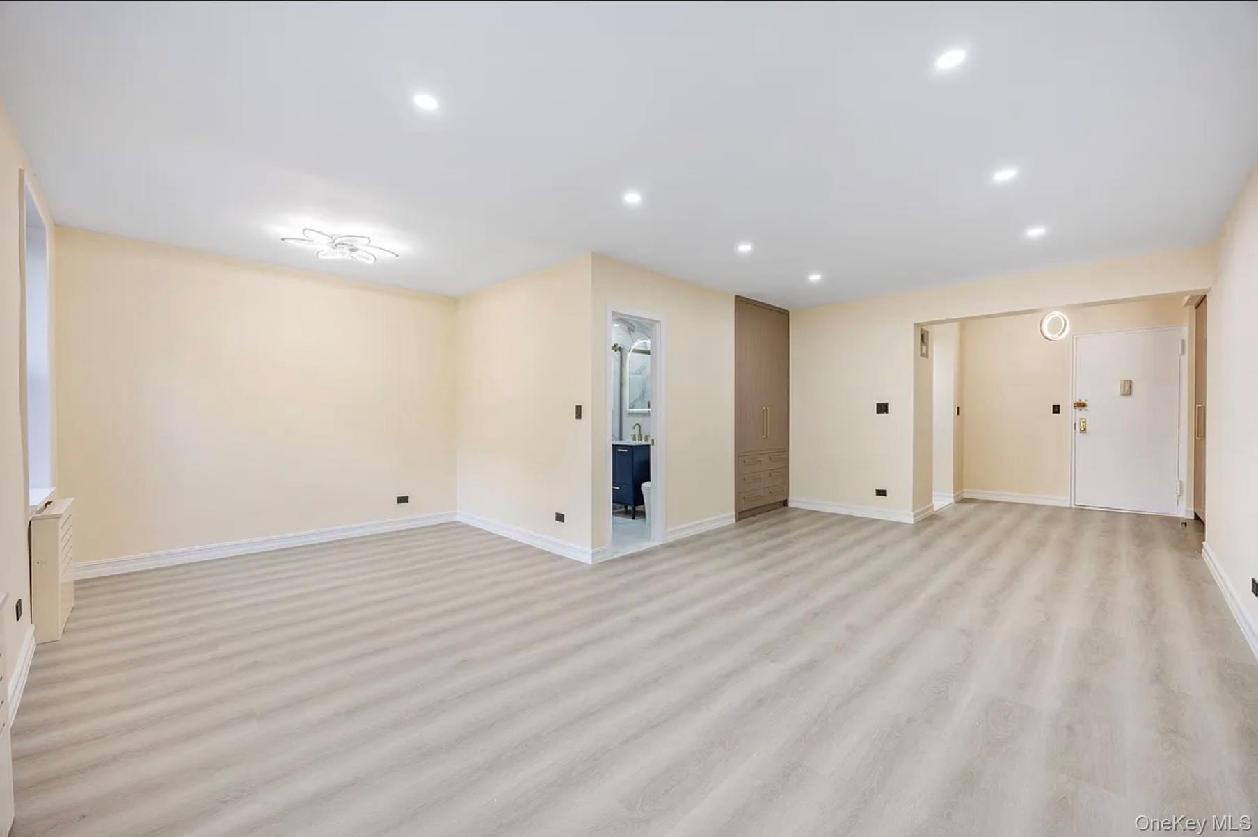 Step into your newly renovated and tremendously spacious alcove studio apartment in Forest Hills Queens, located steps away from the 67th ave Subway stop! Upon walking into the unit you are greeted with the high end luxury renovation which features brand new flooring, recessed lighting throughout, custom built closets, a sleek kitchen fully outfitted with stainless steel appliances (refrigerator, oven, dishwasher), and a modern and tastefully designed bathroom (vanity, backlit mirror and beautiful tile). The unit gets tremendous natural light due to the 3 large windows in the living space and the large alcove creates versatility for your living space and sleeping area. The building features a laundry room, Live-in Super, and Part Time Doorman from 3:00pm - 11:00pm. The location is hard to beat, being right on Queens Blvd makes it tremendously easy for you to access all means of transportation with the Q60 stop right in front and the 67th Avenue M/R train as well. CVS, Netcost Supermarket, Restaurants, Cafe&rsquo;s, and pretty much anything you need all within a few blocks away. Reach out today!