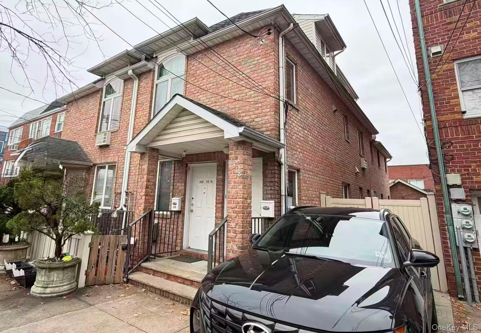 Beautiful 2 family home in the heart of Bayside. 25x100 lot size, 17x59 building size. The first floor features 3 bedrooms, 2 full bathrooms, a living/dining room, and a kitchen. The second and third floor is a duplex which features 2 bedrooms, 1 full bathroom, a living room, dining room, and a kitchen. The full finished basement features 1 full bathroom and a separate entrance. 1 car driveway. Close to a wide variety of shops, restaurants, parks, and schools. Close to the Q12, Q13, Q27, Q31, N20 busses. Close to the Bayside LIRR station. Don&rsquo;t miss this chance to own this wonderful home!