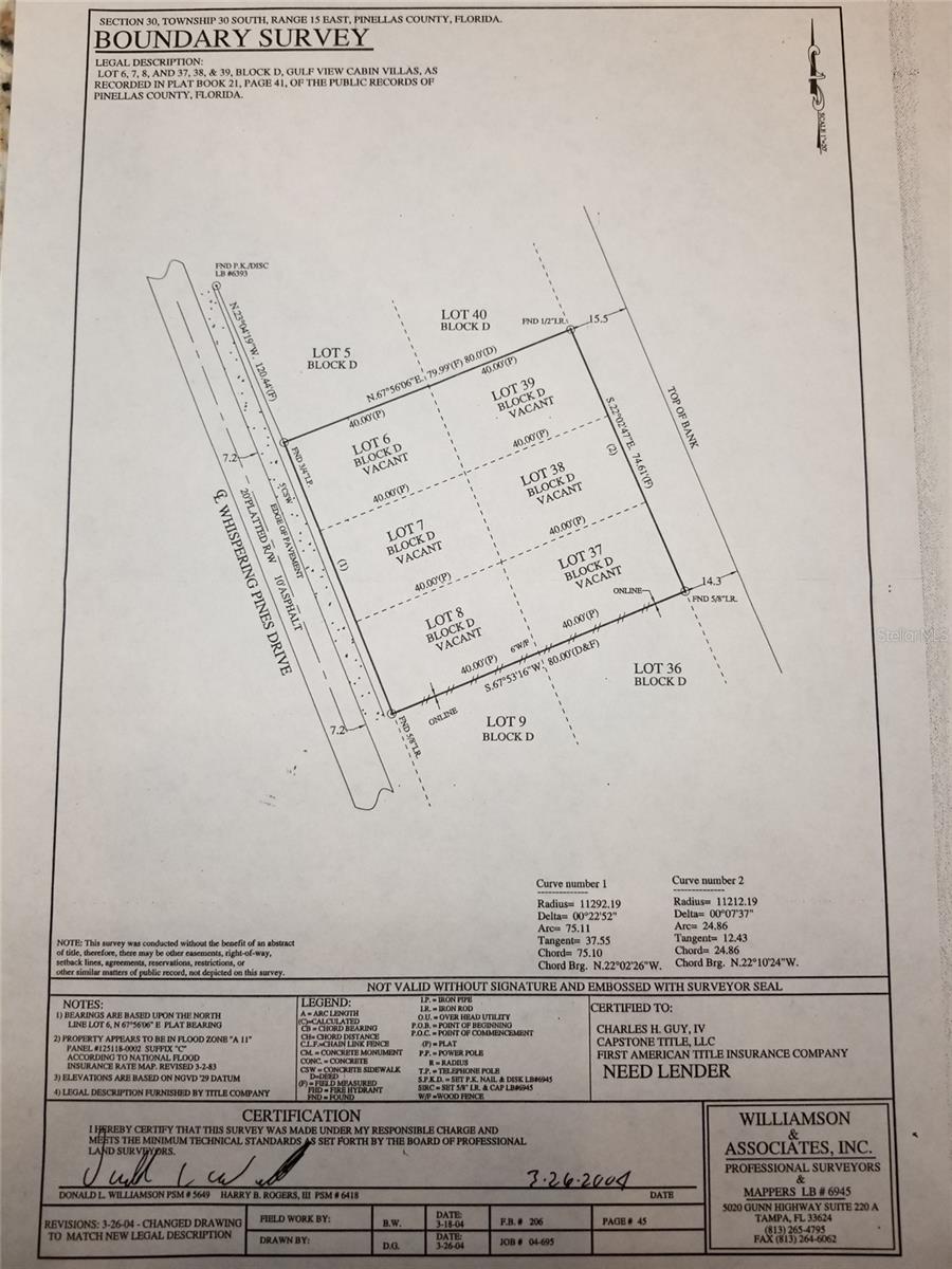 WHISPERING PINES DR, INDIAN SHORES, FL, 33785