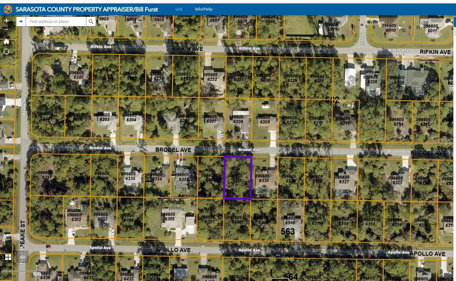 BRODEL AVE, NORTH PORT, FL, 34286