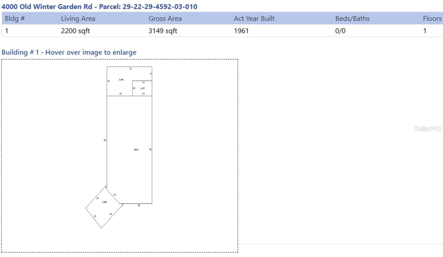 4000 OLD WINTER GARDEN RD, ORLANDO, FL, 32805