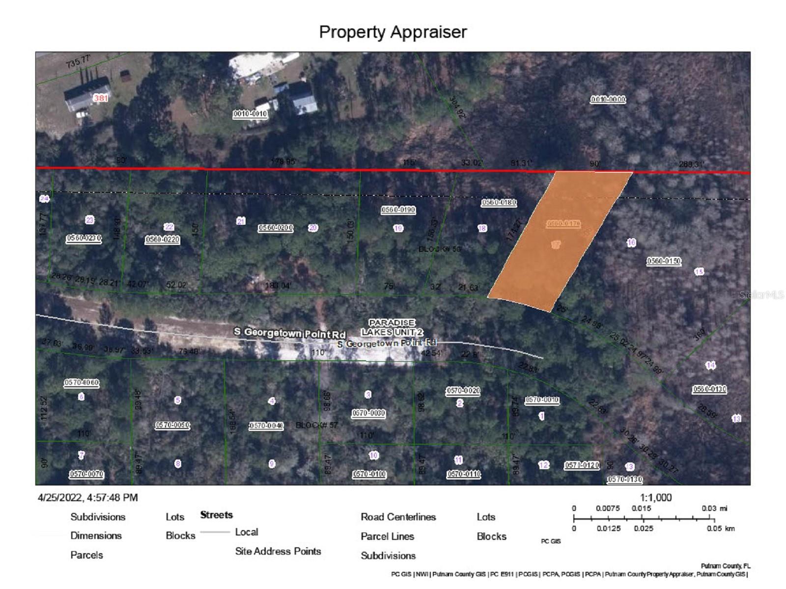 S GEORGETOWN POINT RD, GEORGETOWN, FL, 32139