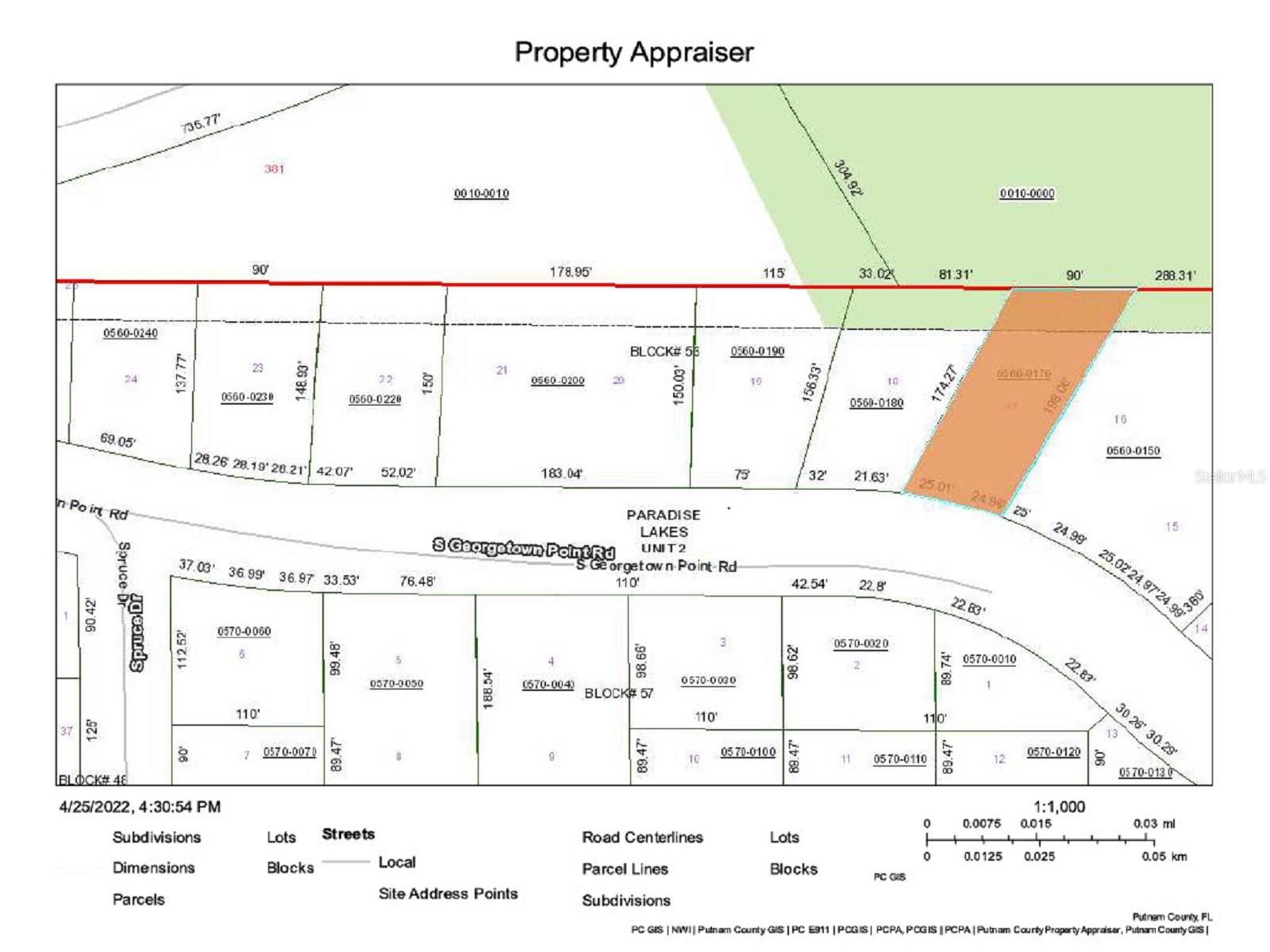 S GEORGETOWN POINT RD, GEORGETOWN, FL, 32139