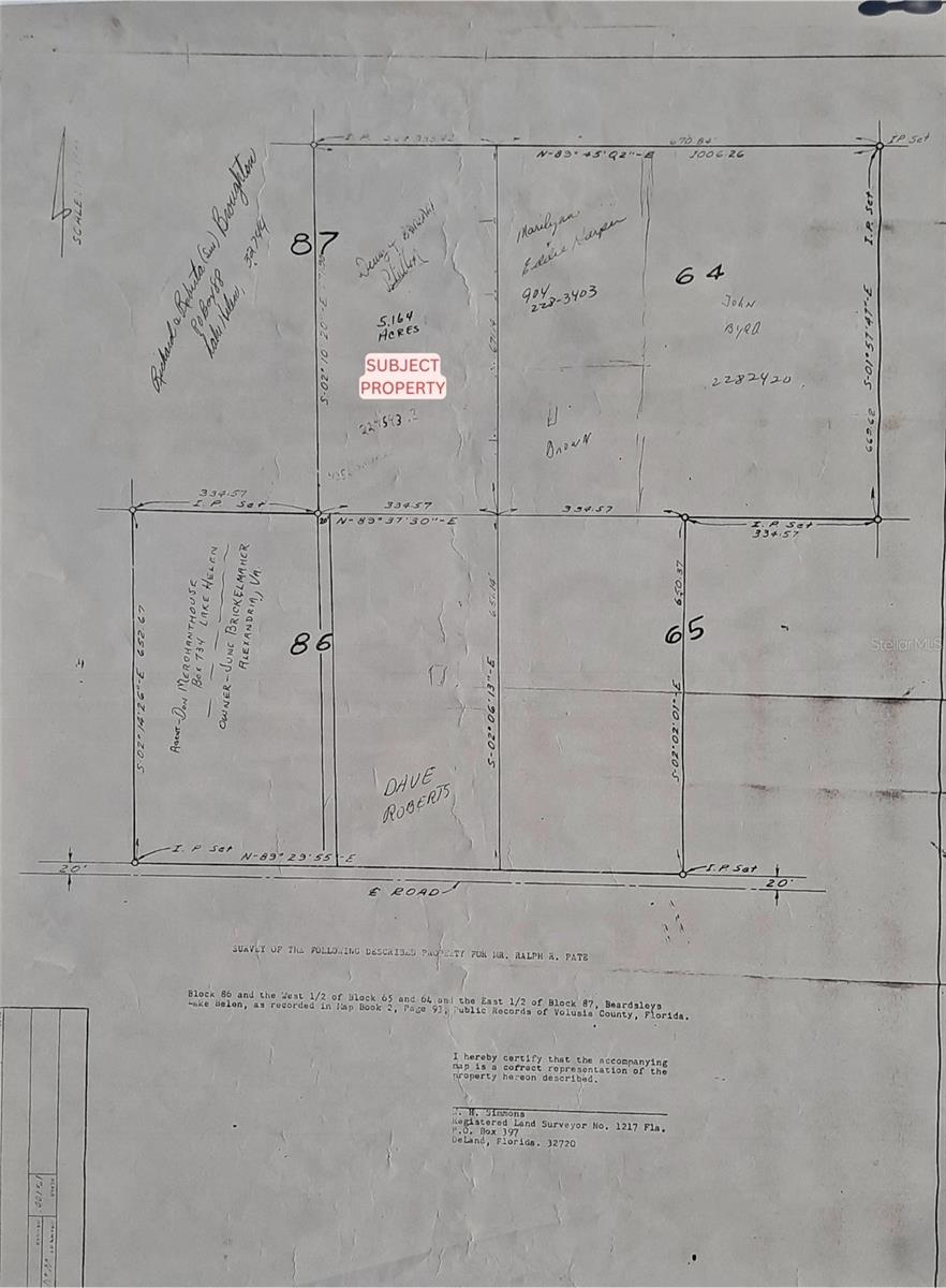728 BROUGHTON RD, LAKE HELEN, FL, 32744