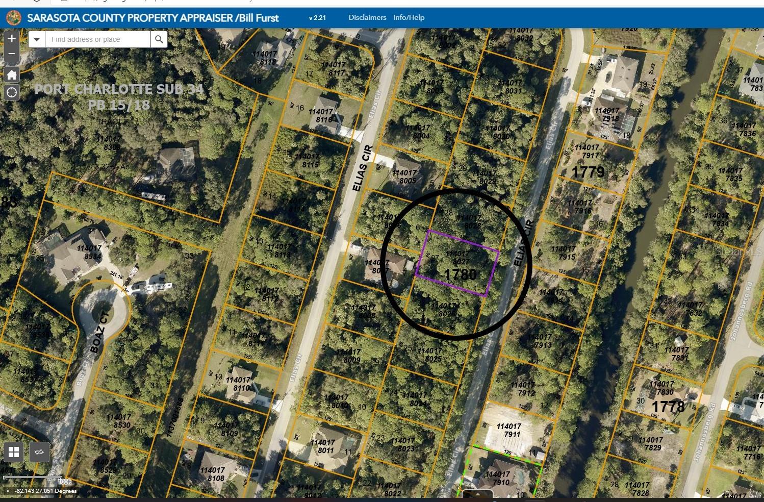 ELIAS CIR, NORTH PORT, FL, 34288